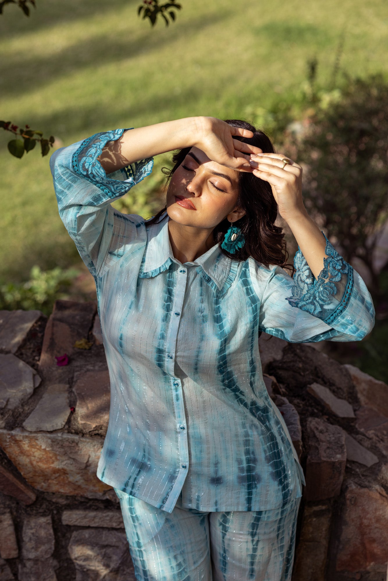 Aasmani Lehar Co-Ord Set