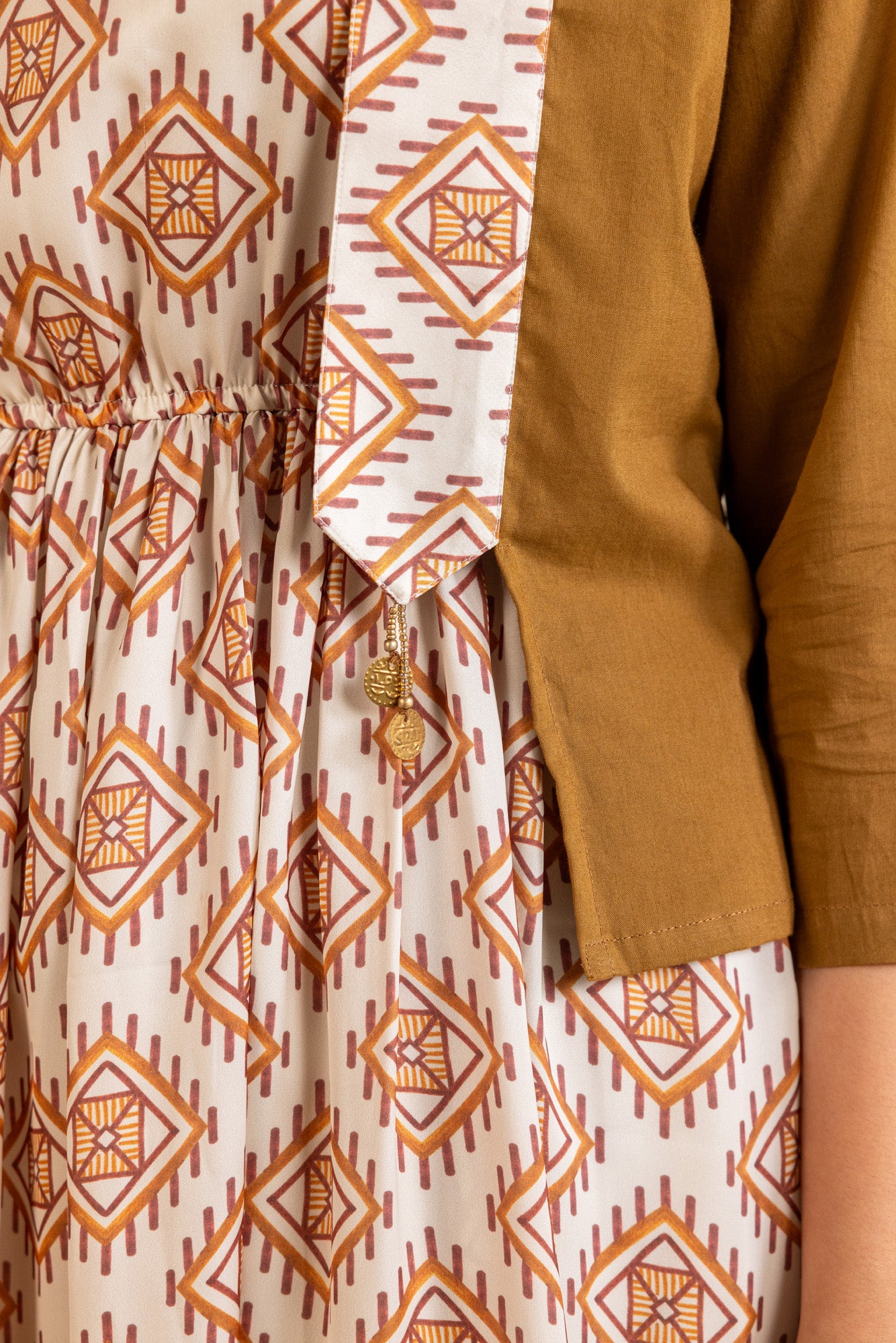 Ikat Dress with Jacket