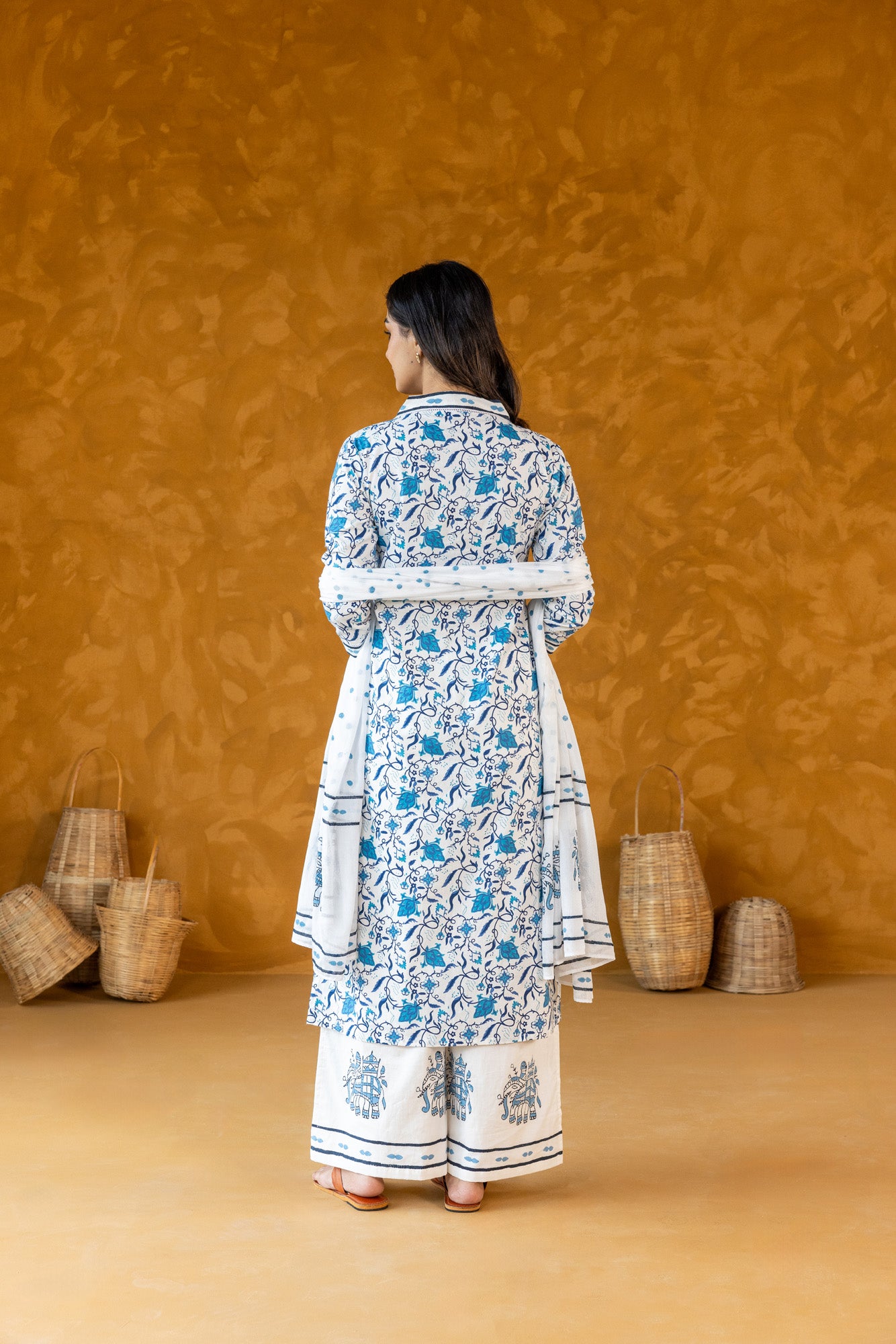 Azure Straight Kurta Set