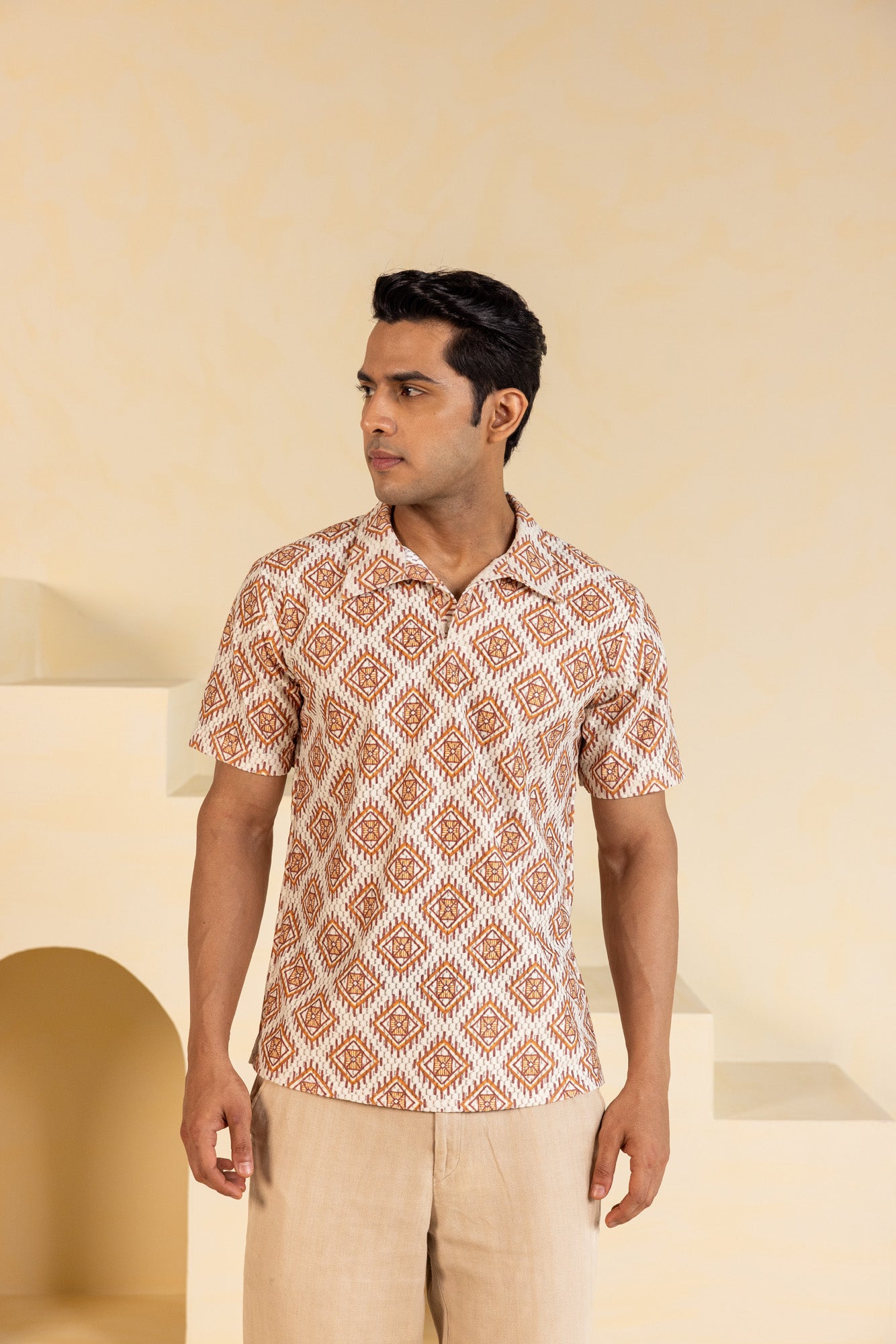 Ikat Printed T-Shirt