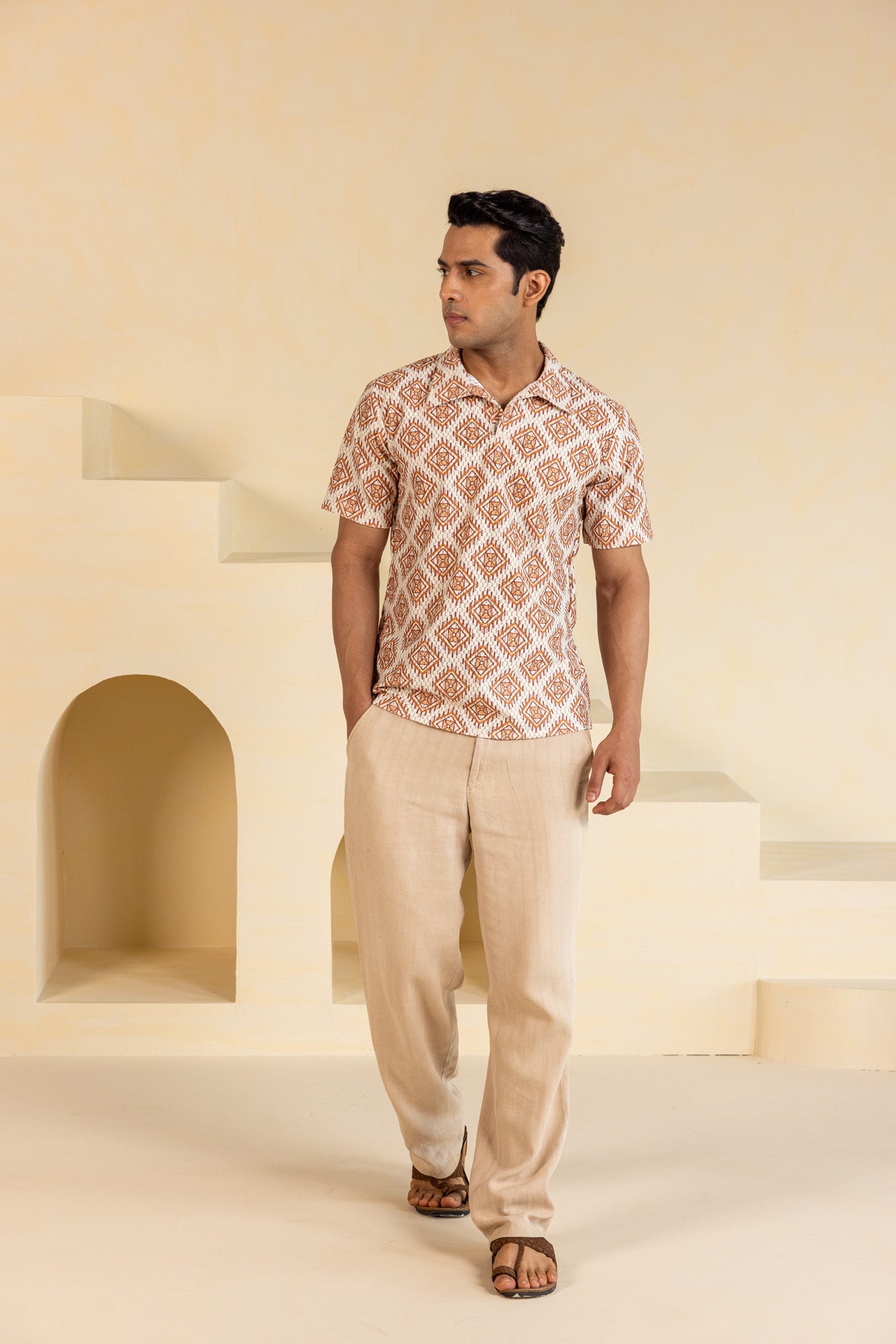 Ikat Printed T-Shirt