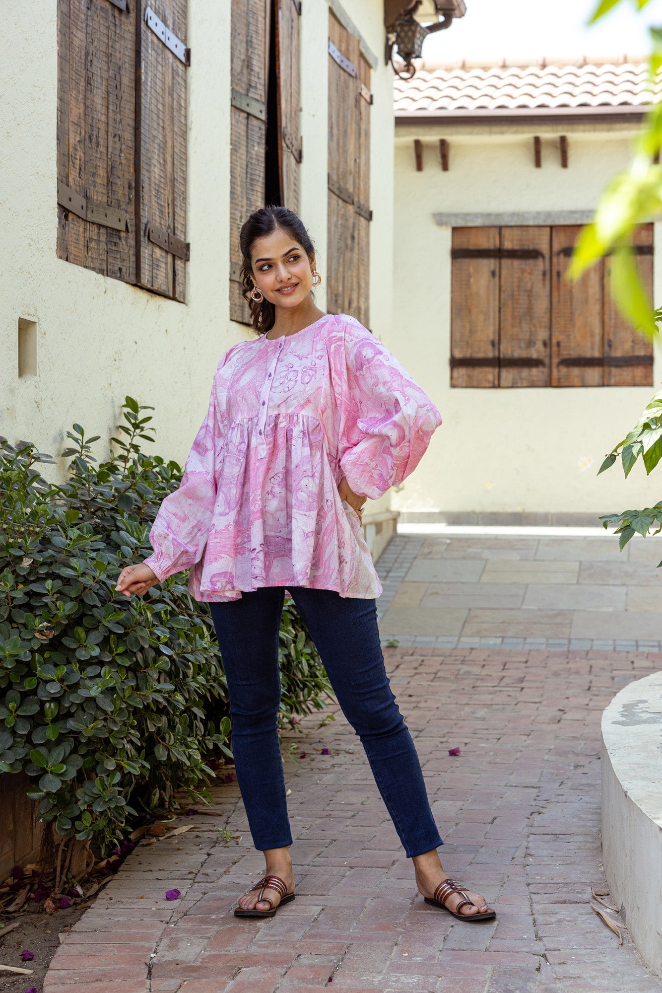 Khwaab E Ishq Pink Top