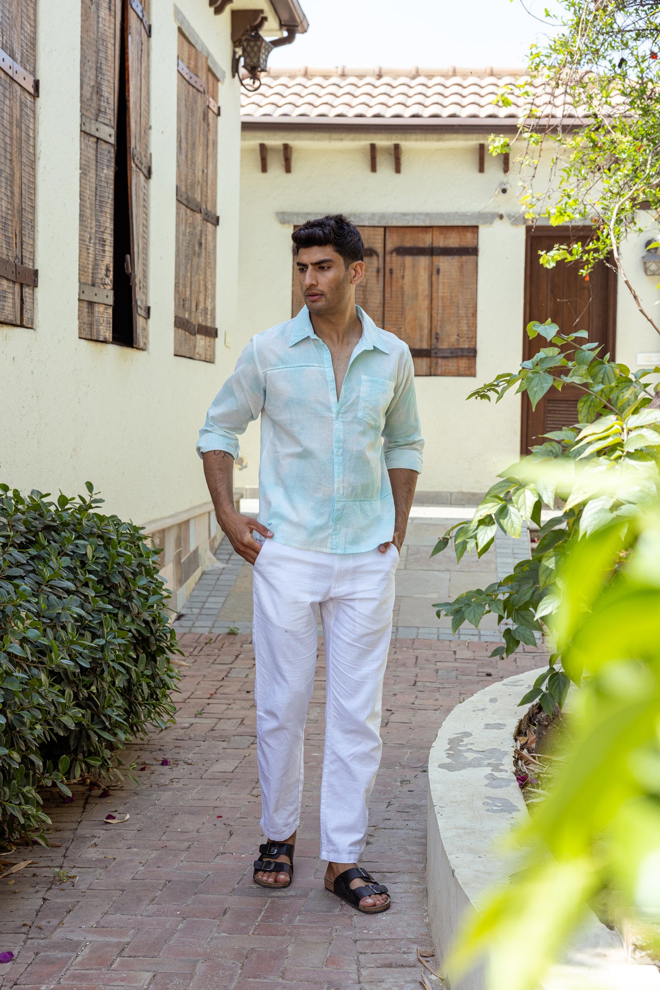 Aasmani Rang Mens Shirt