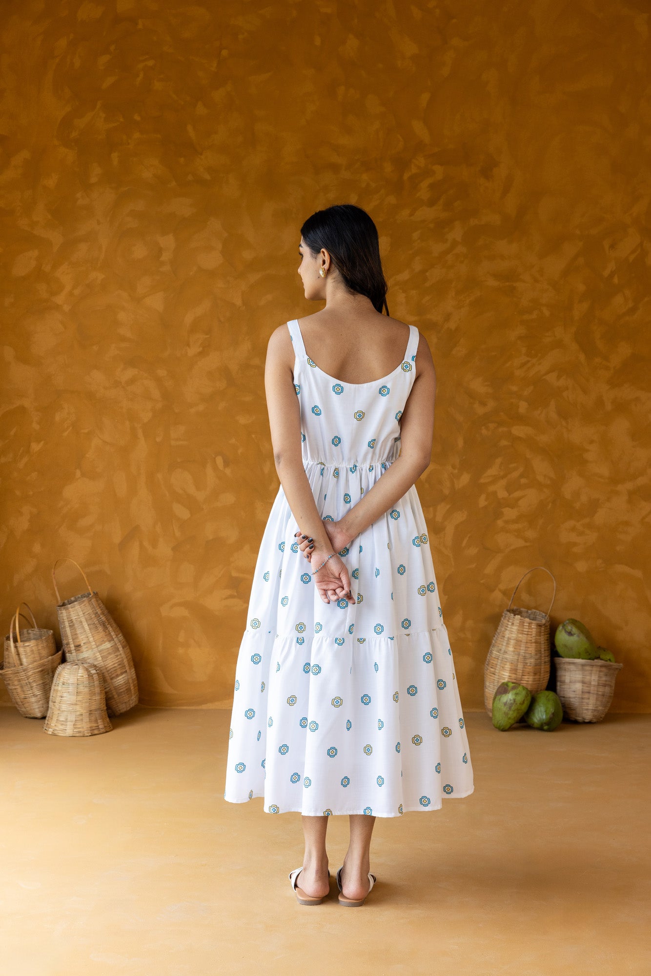 White Tiered Dress