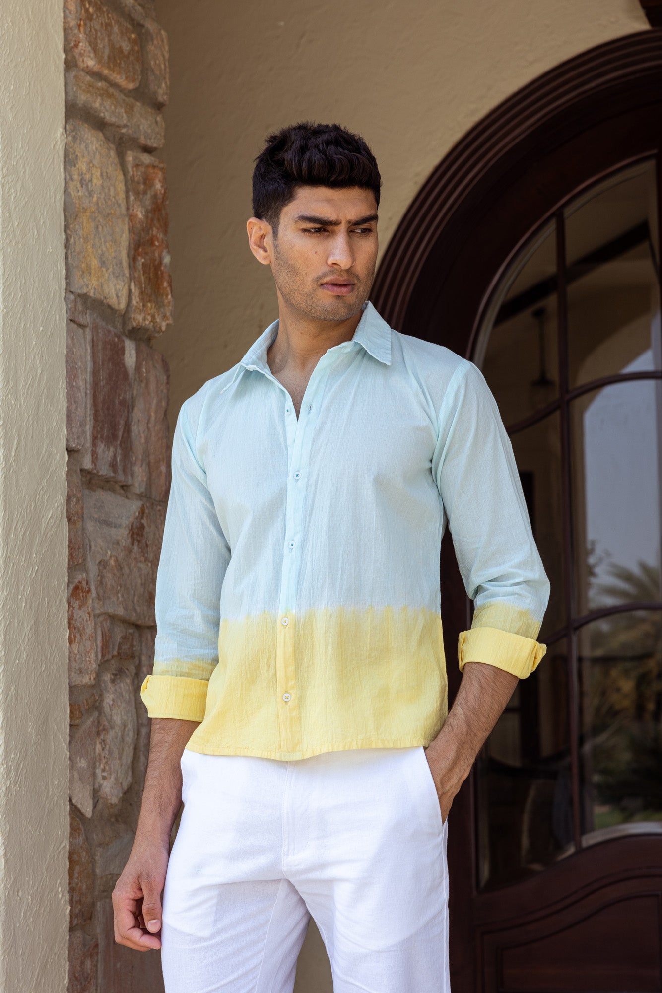 Khwaab E Ishq Two Tone Mens Shirt