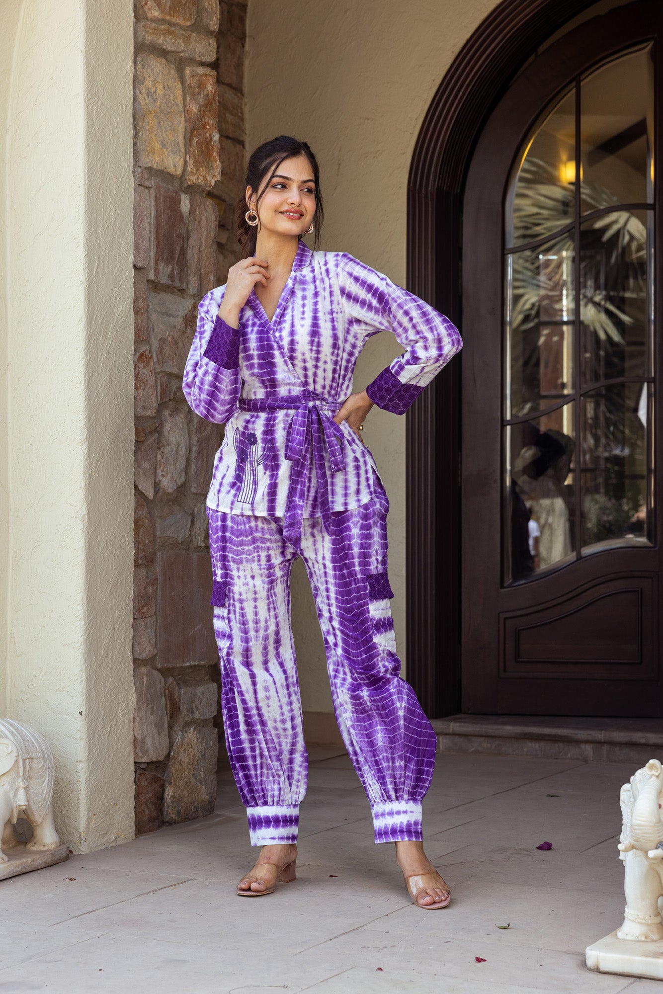 Jug Purple Tie Dye Co-Ord Set