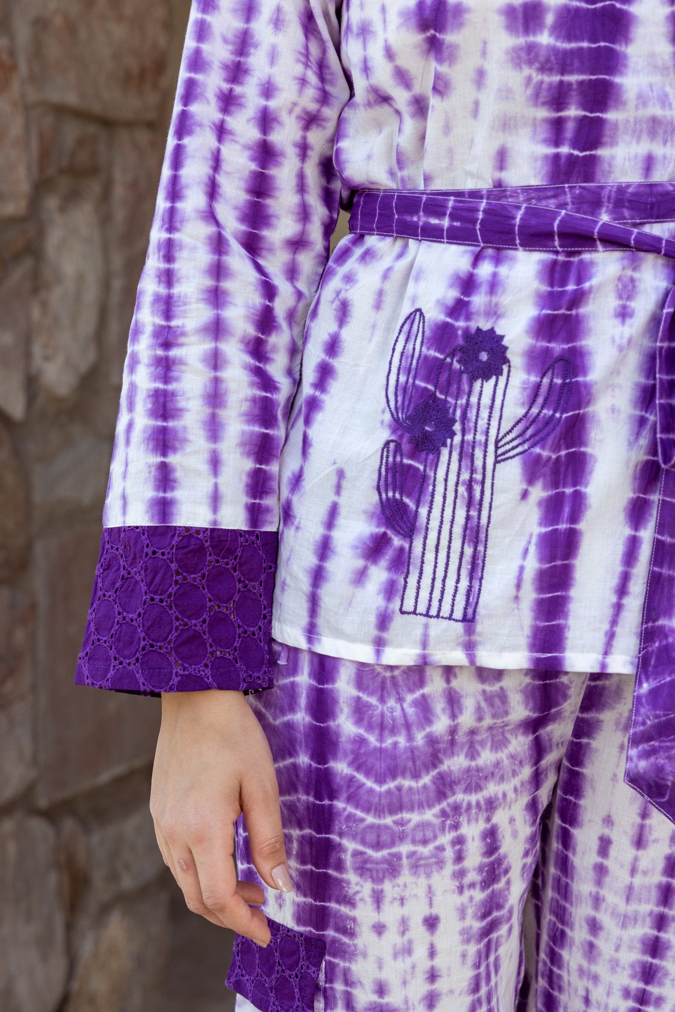 Jug Purple Tie Dye Co-Ord Set