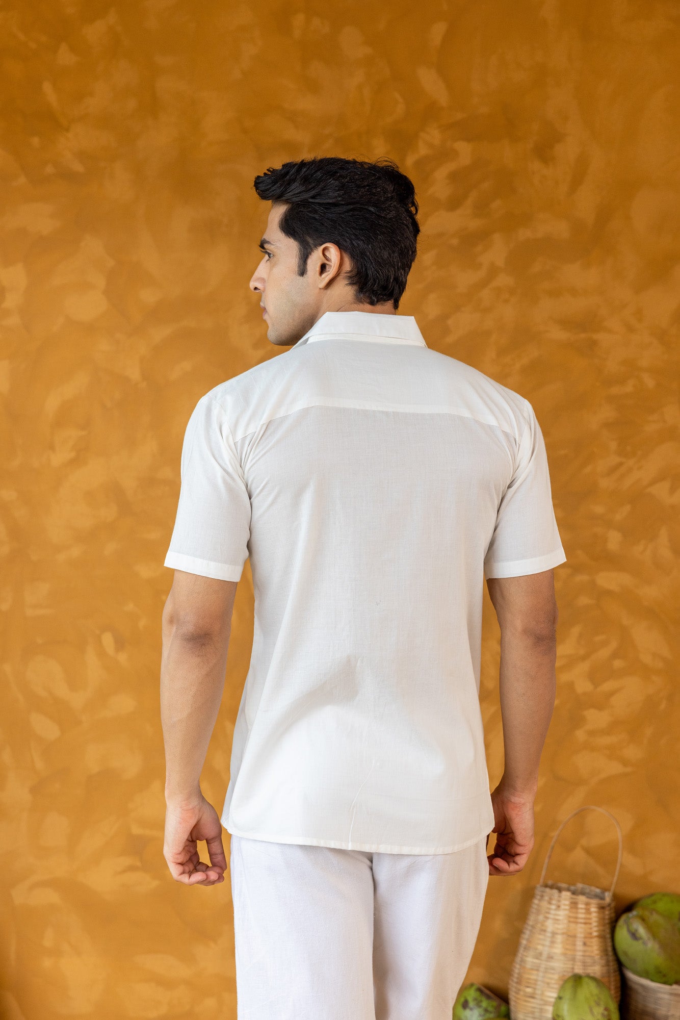 Flower Embroidered Shirt