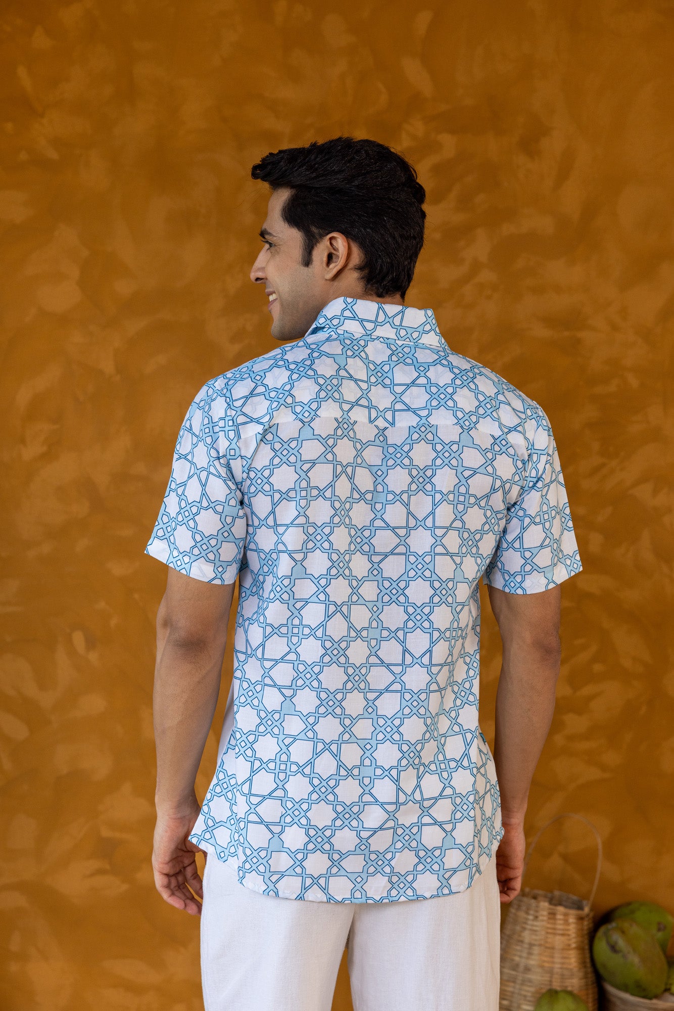 Blue Mosaic Shirt