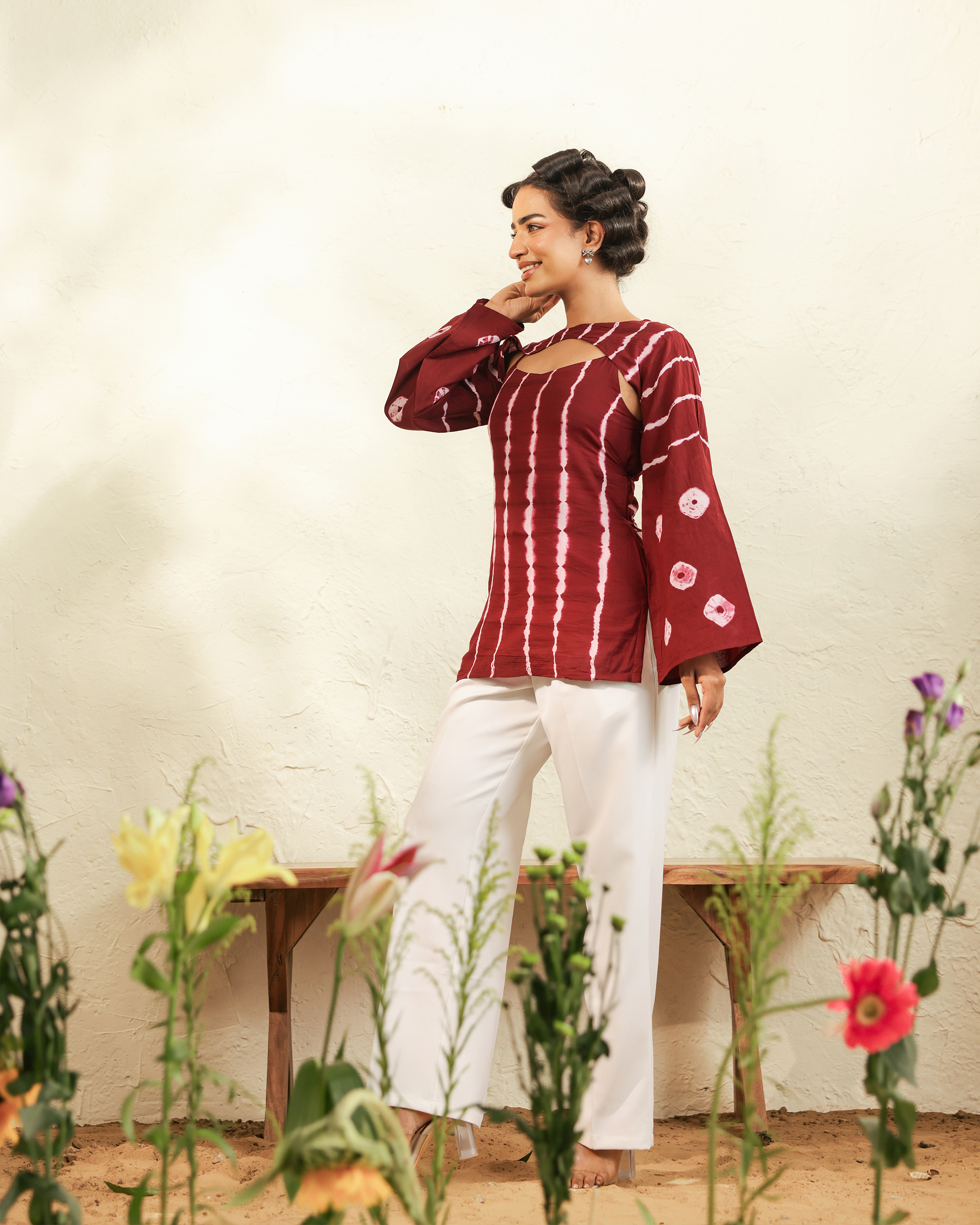 Wine Sculpt Statement Top