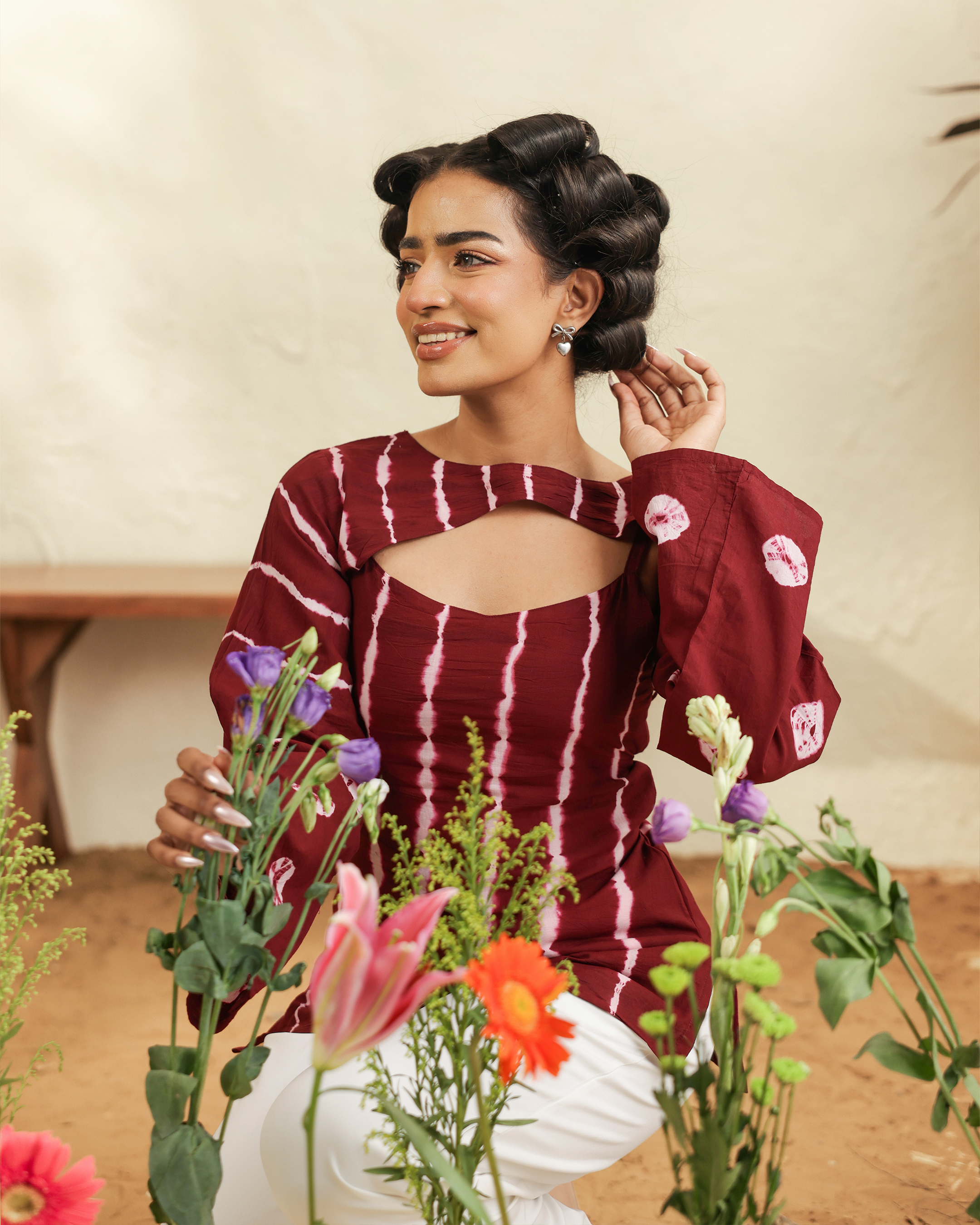 Wine Sculpt Statement Top