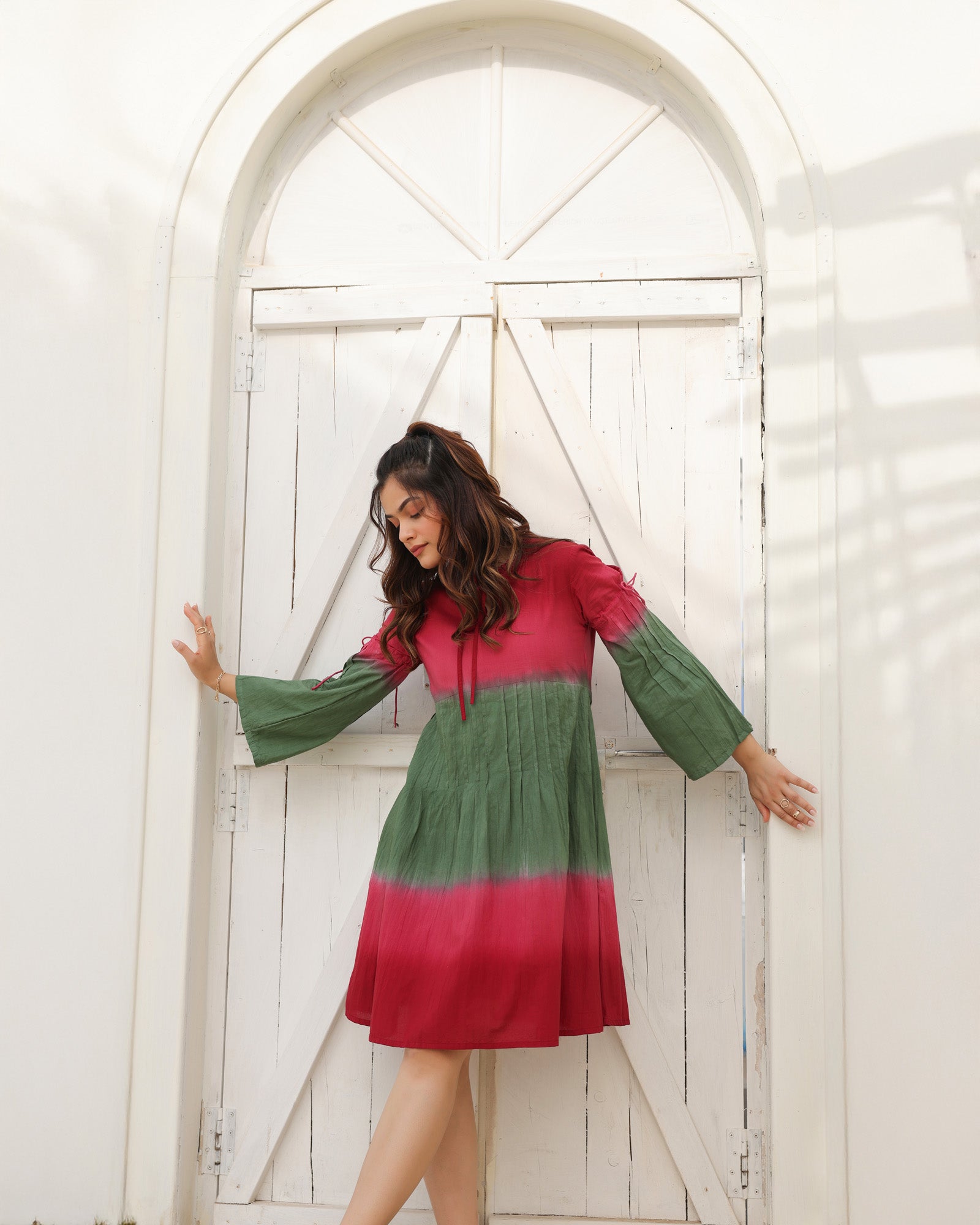 Watermelon Ombre Mini Dress