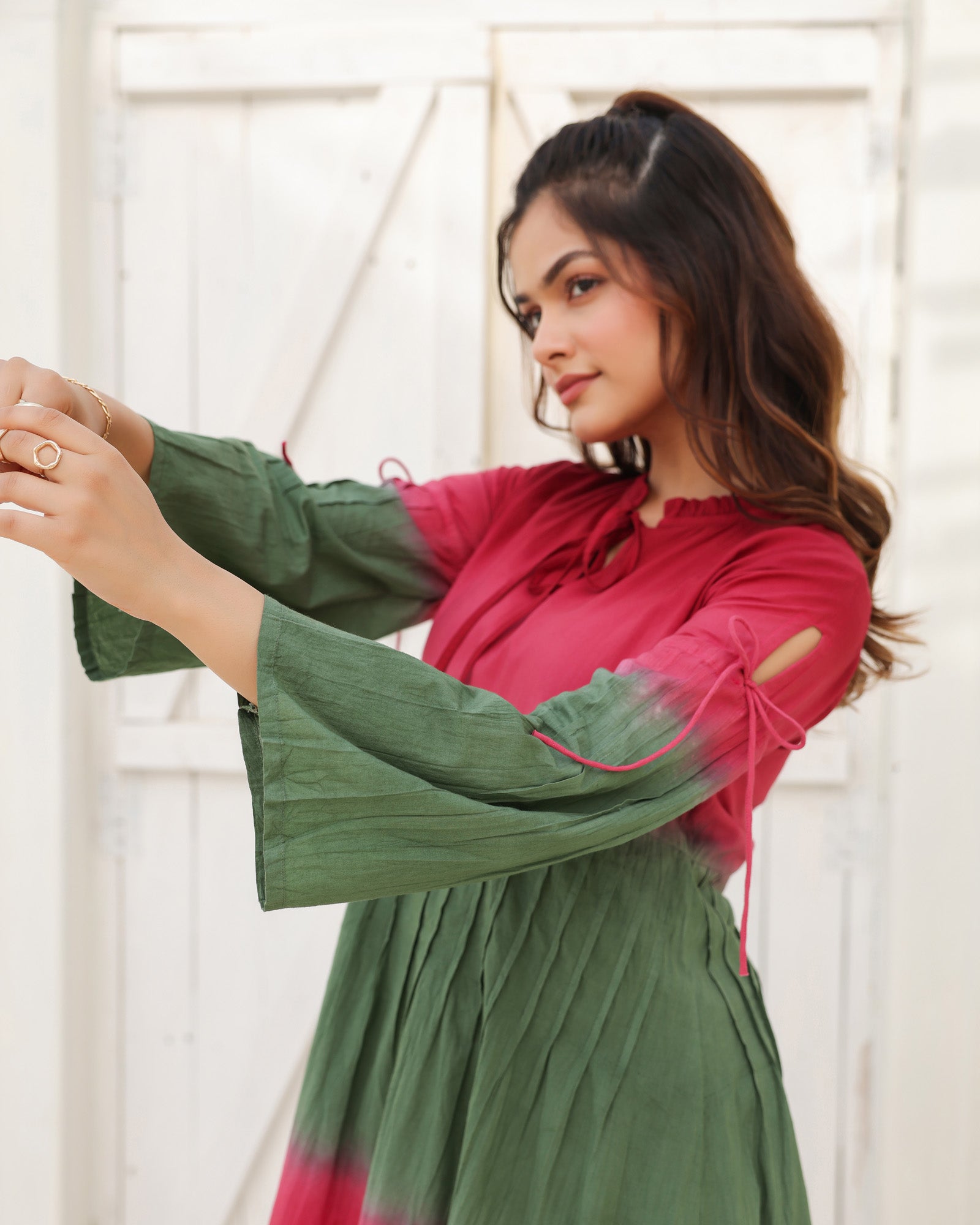 Watermelon Ombre Mini Dress