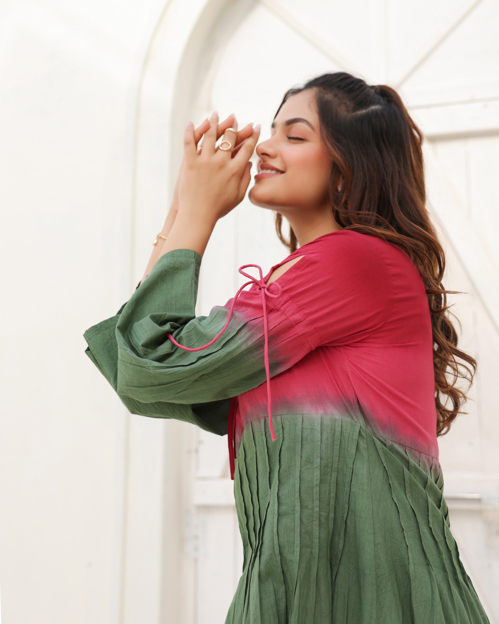 Watermelon Ombre Mini Dress