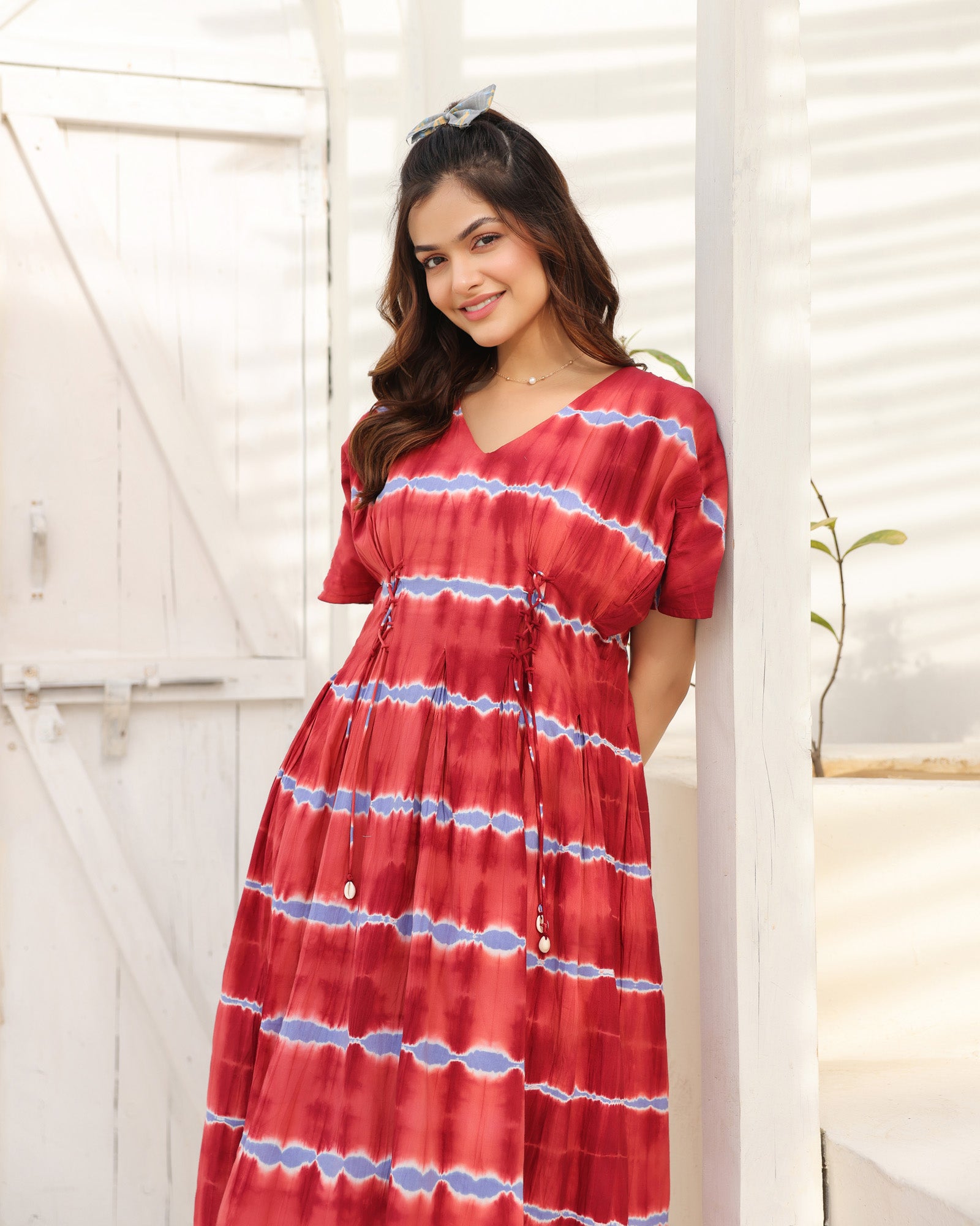 Scarlet Breeze Tie-Dye Maxi Dress