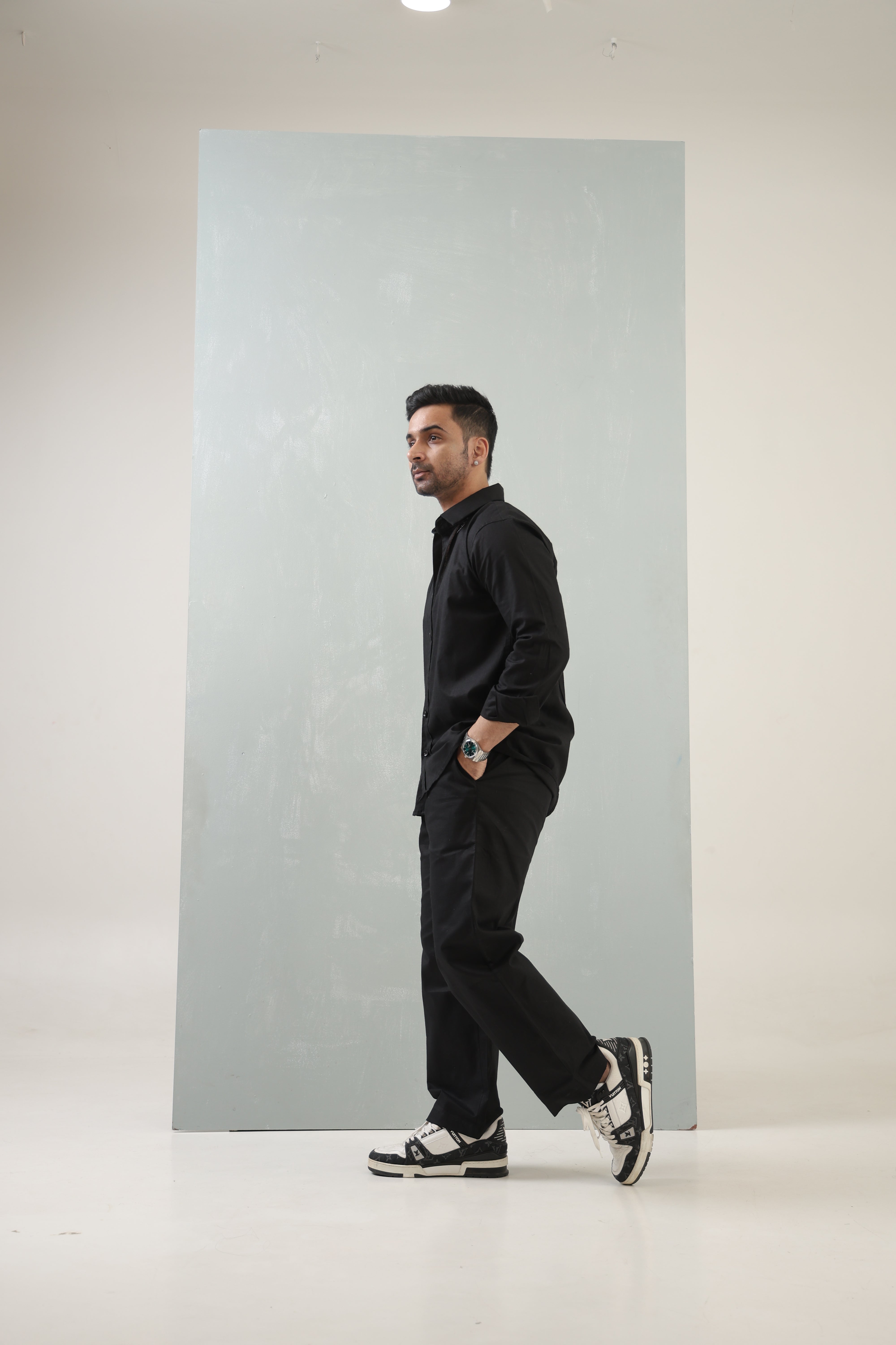 Mens Obsidian Black Signature Co-Ord Set