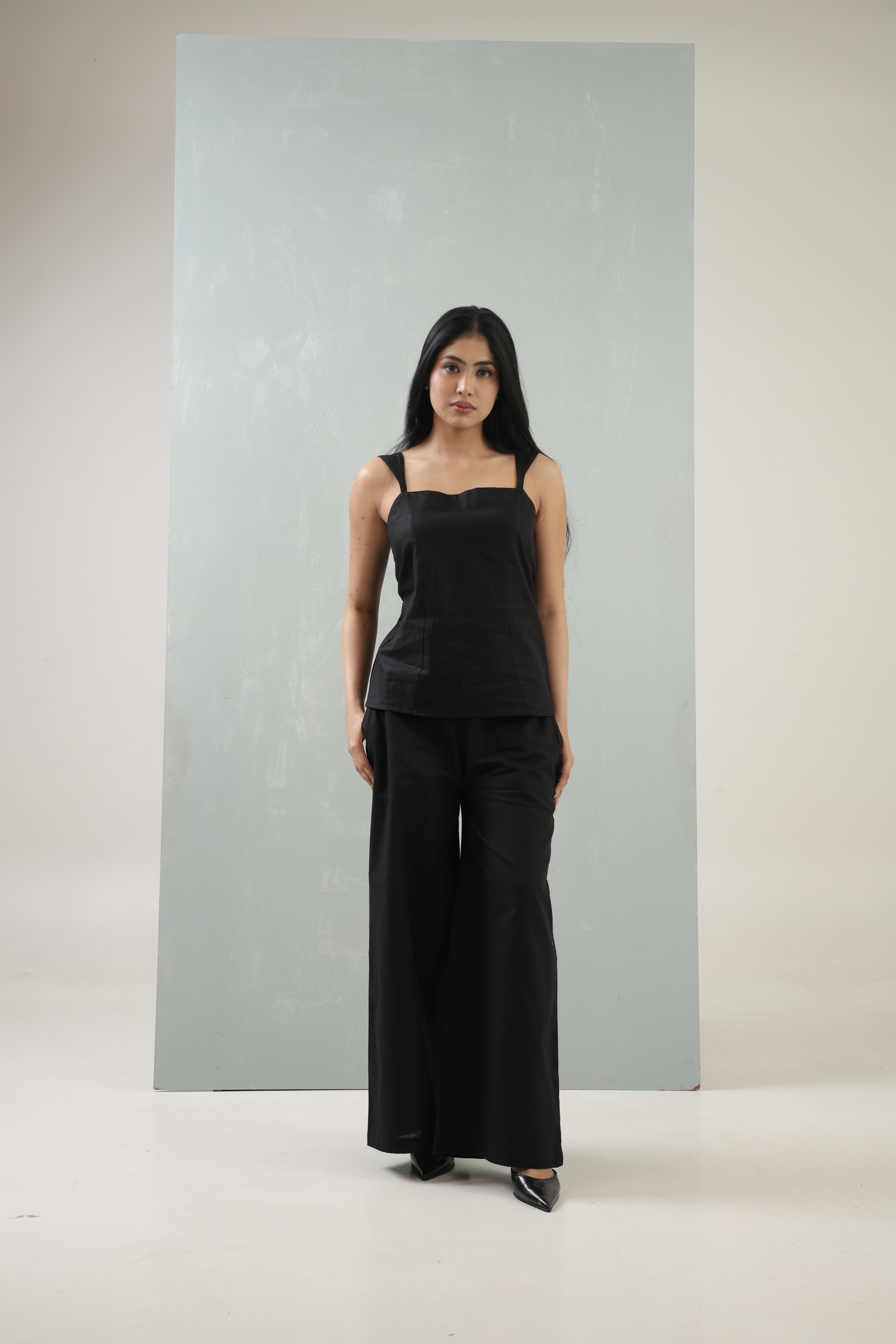 Women's Obsidian Black Elegance Co-Ord Set