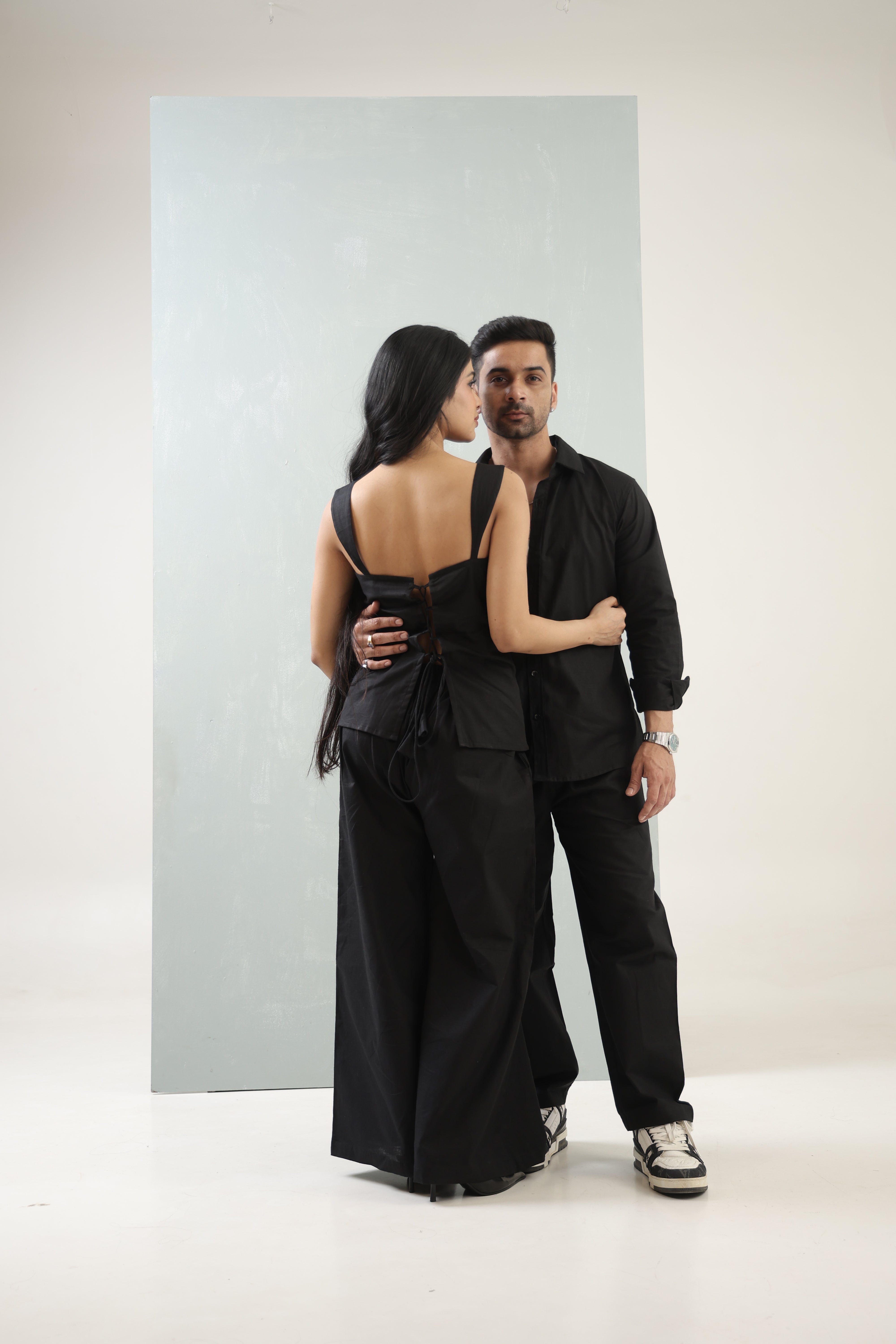 Women's Obsidian Black Elegance Co-Ord Set