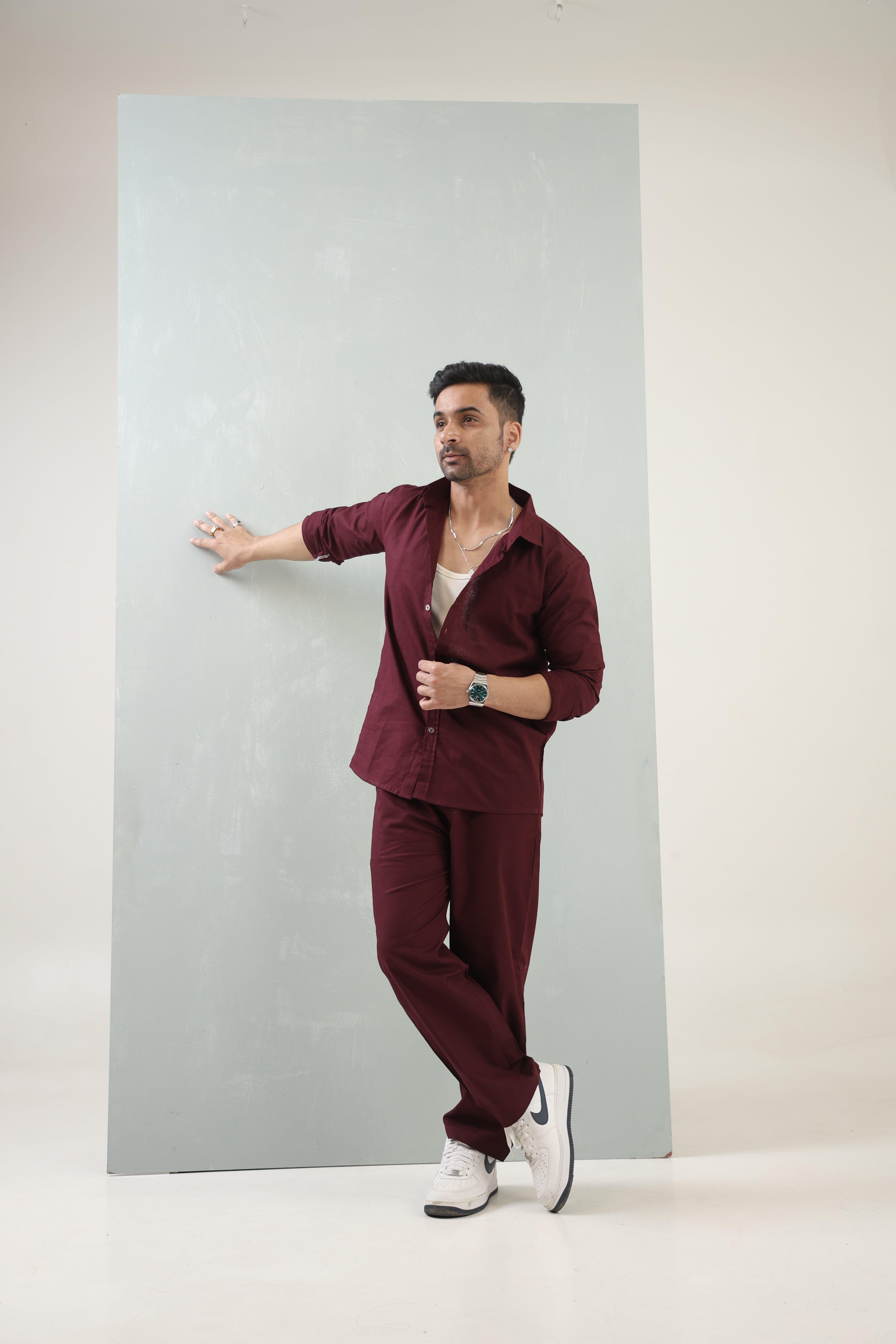 Mens Cherry Red Signature Co-Ord Set