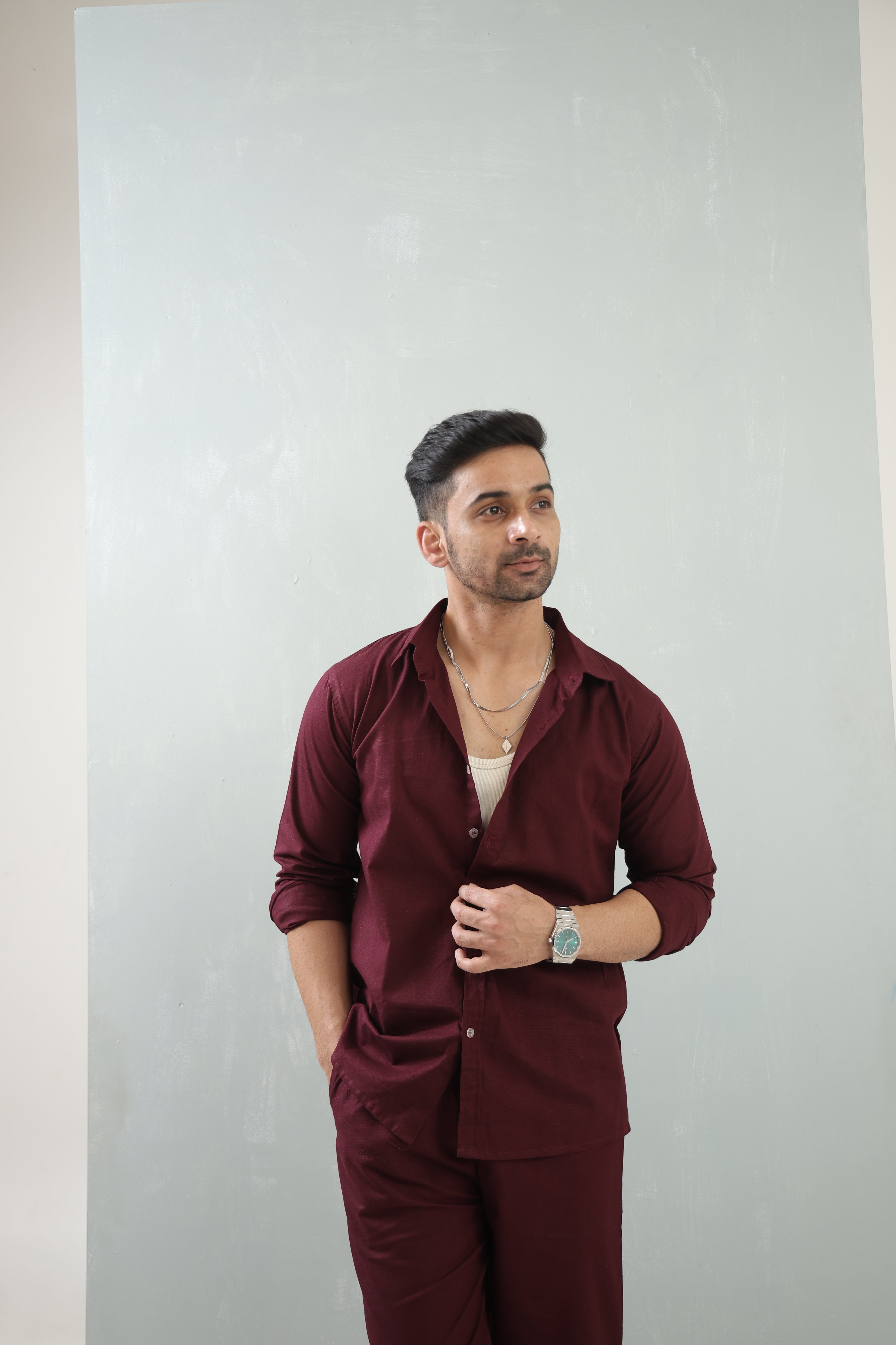 Mens Cherry Red Signature Co-Ord Set