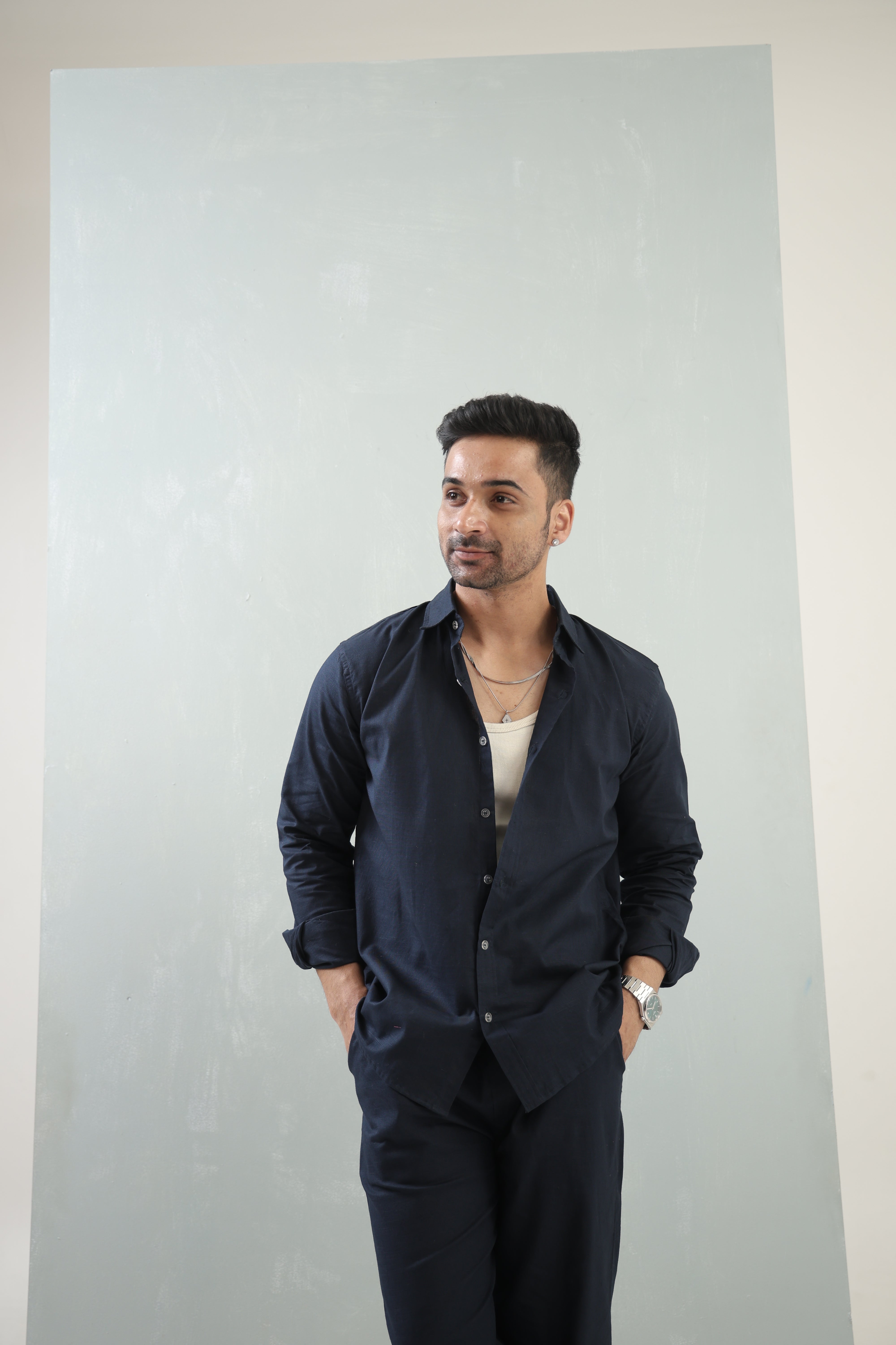 Mens Midnight Blue Signature Co-Ord Set