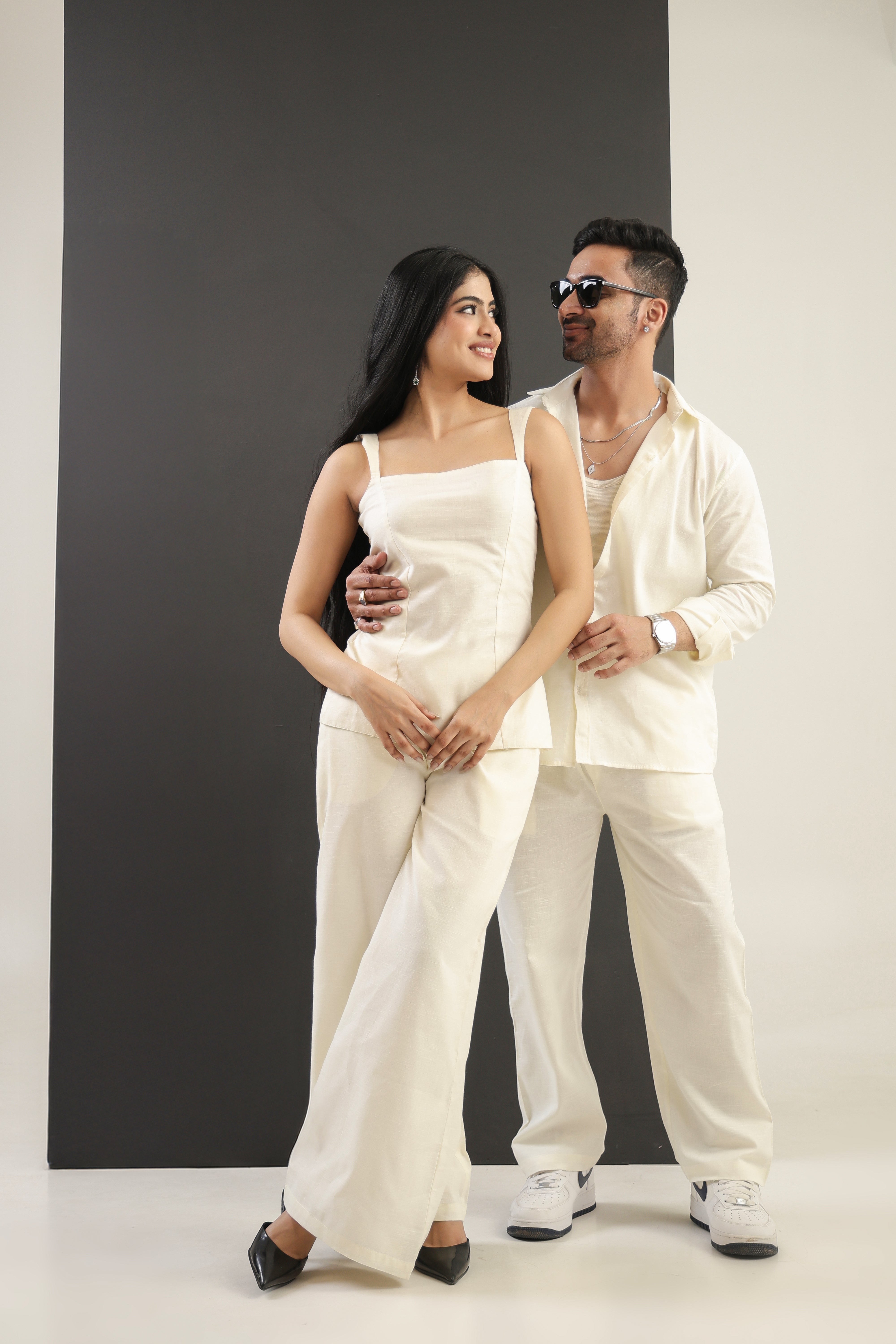 Men's Ivory cloud Sculpted Co-Ord Set