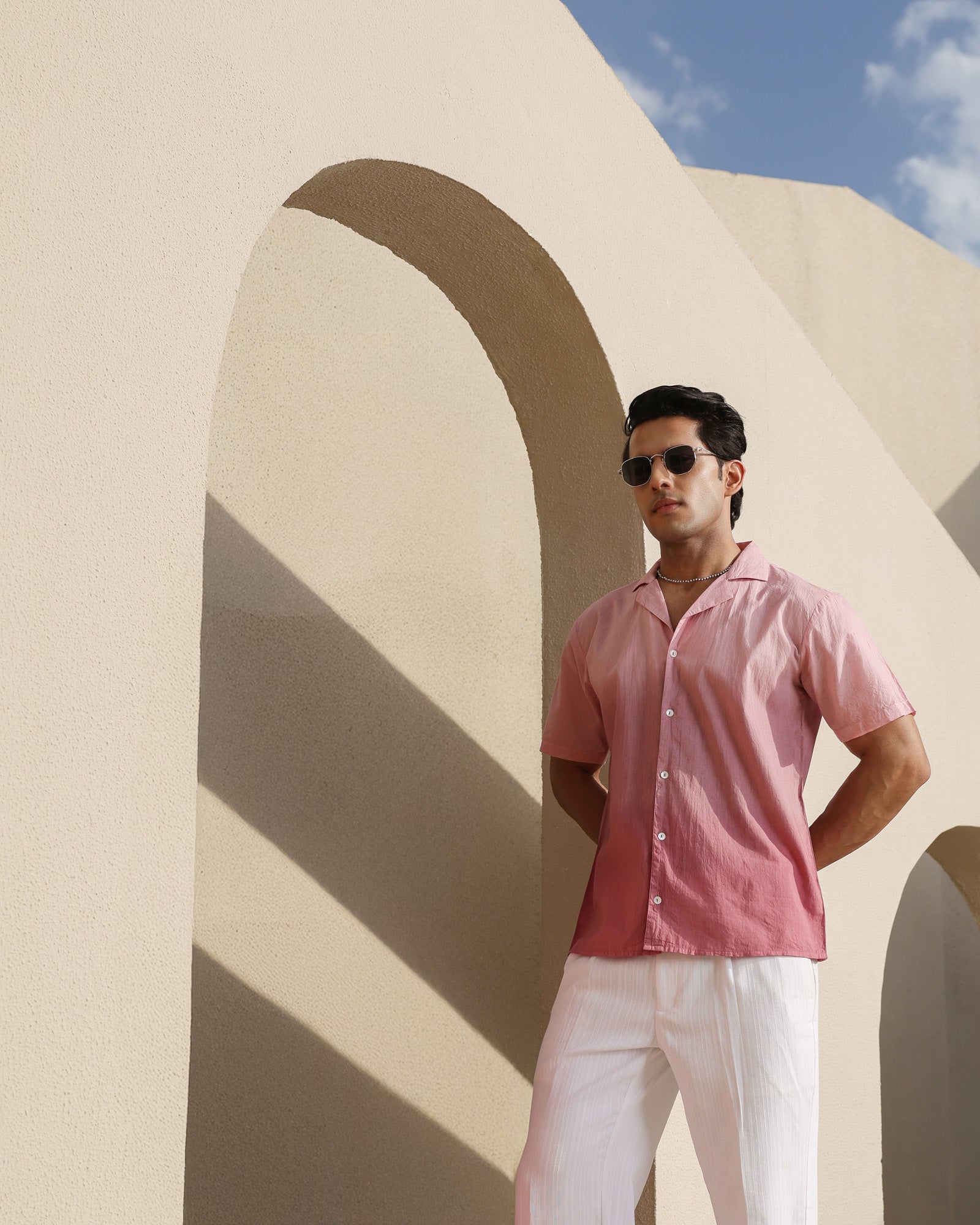 Blush Pink Ombre Shirt