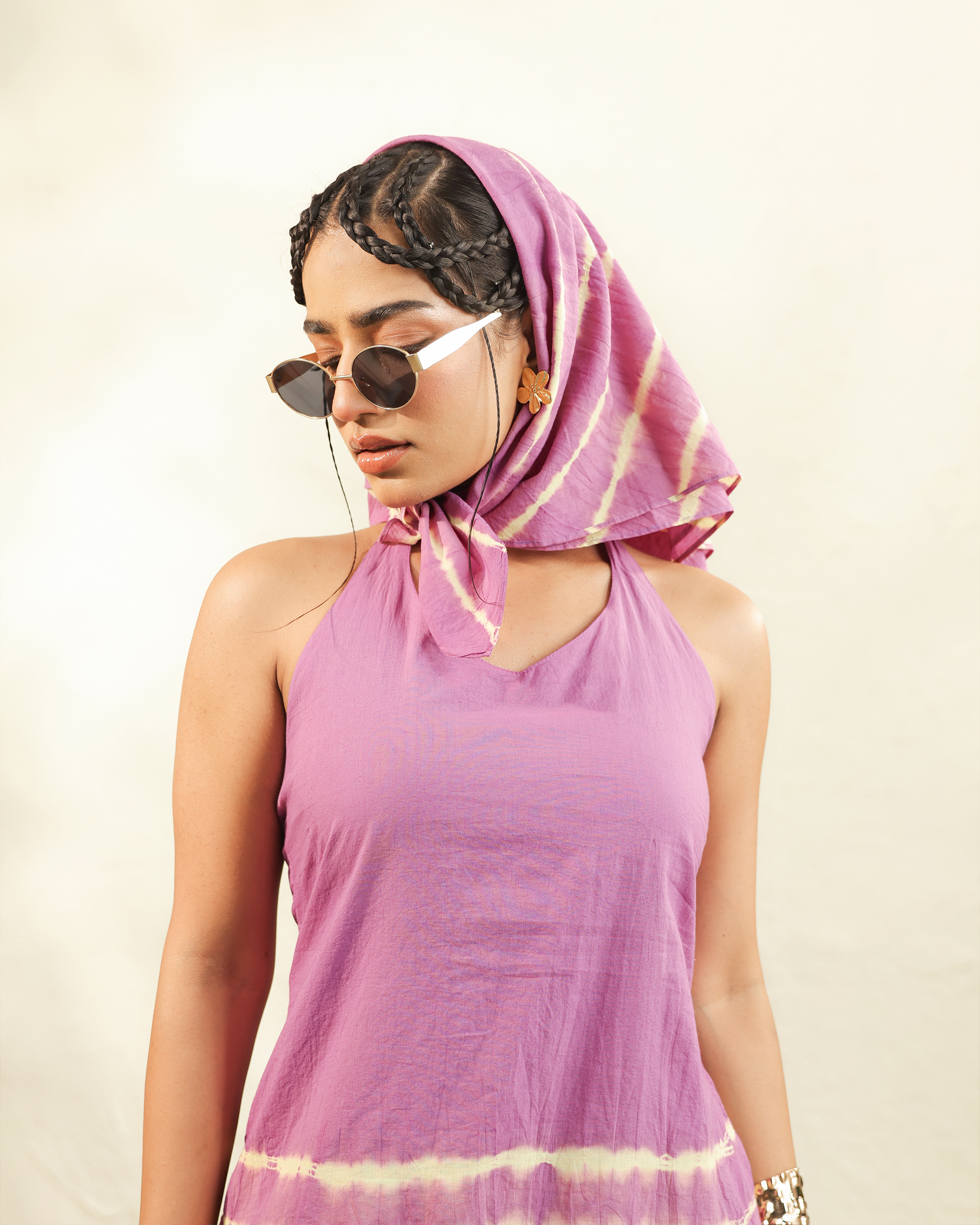 Casual Summer Co-Ord Set with Tie-Dye Detail