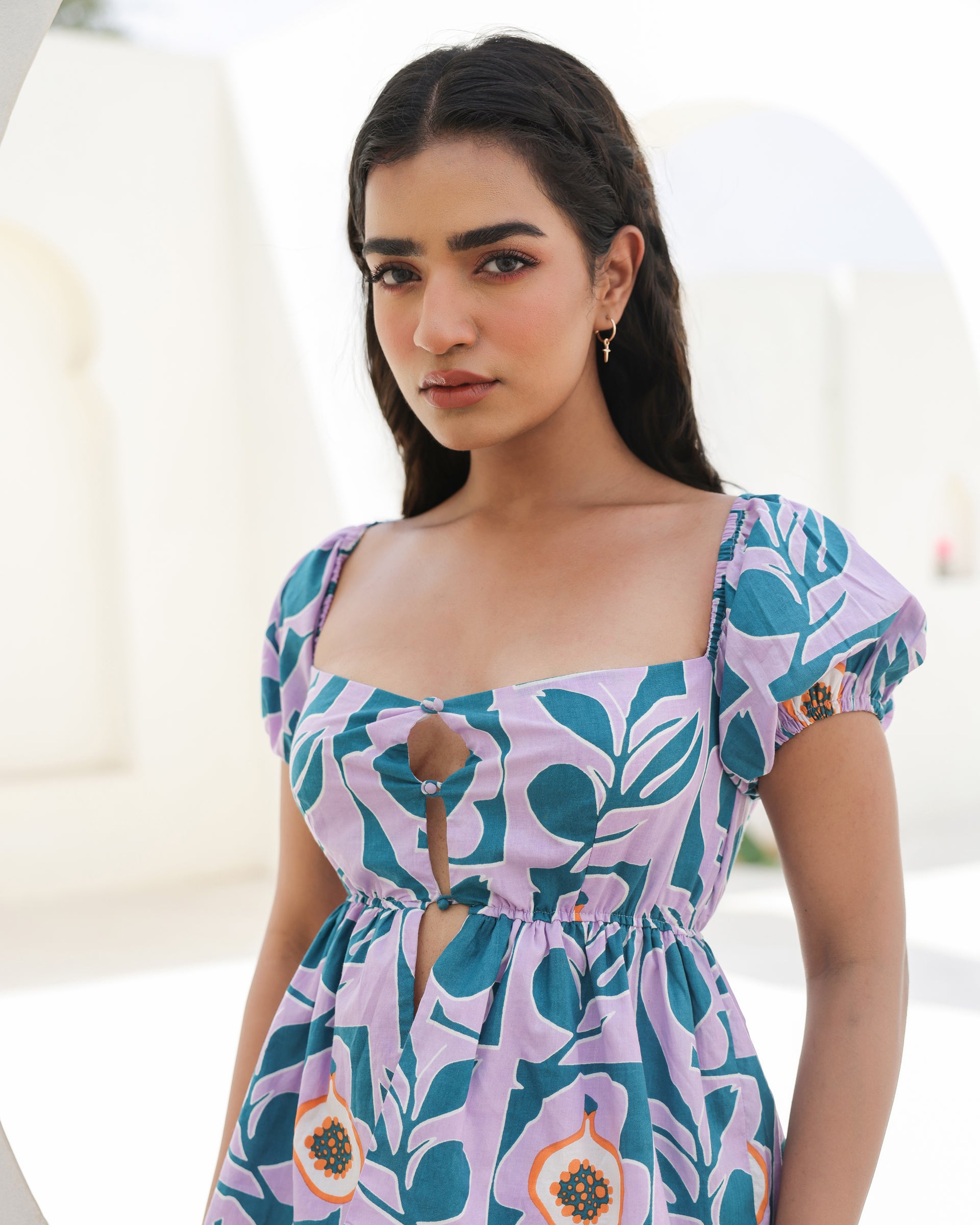 Lilac Orchard Fruit Print Co-Ord Set