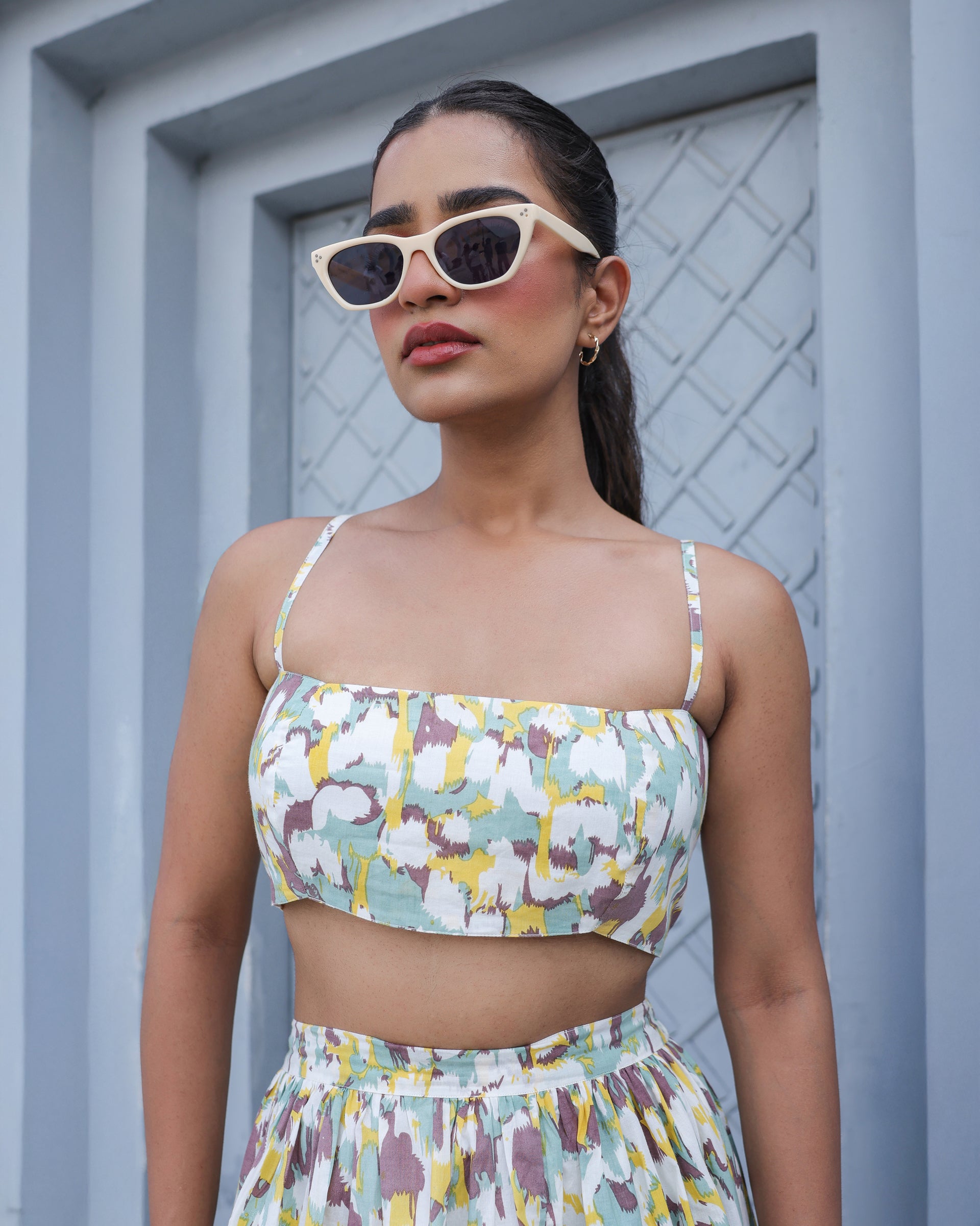 Urban Mirage Abstract 3-Piece Skirt Co-Ord Set