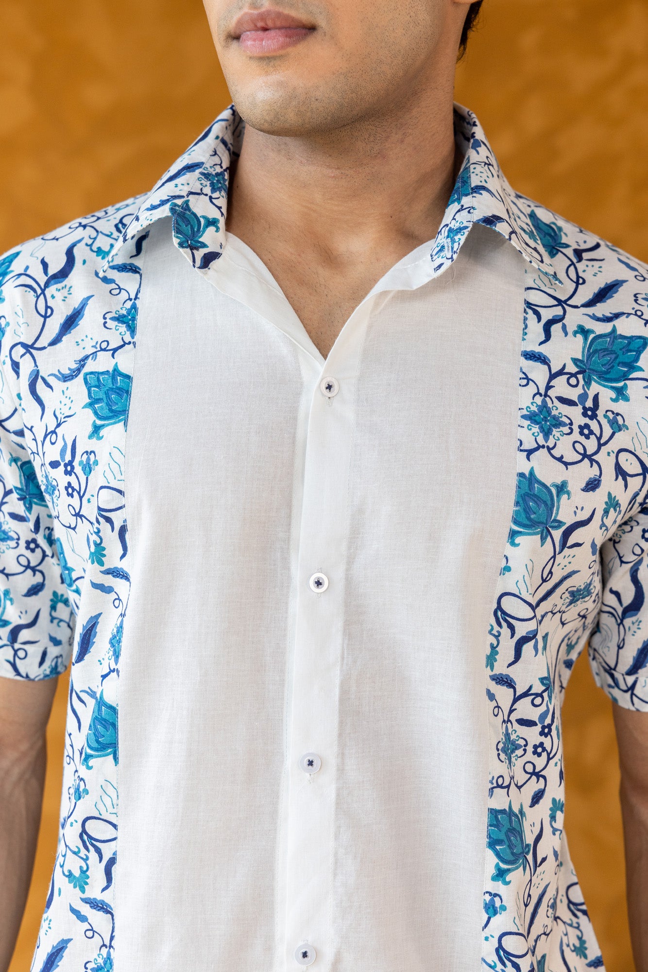 Azure Printed Shirt