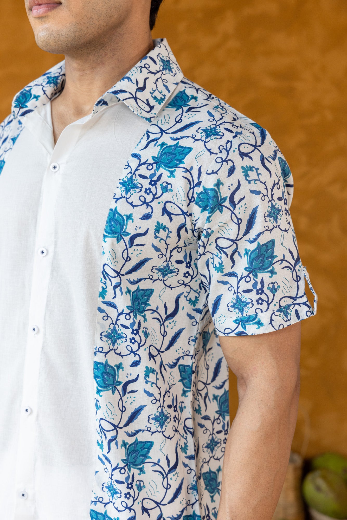 Azure Printed Shirt