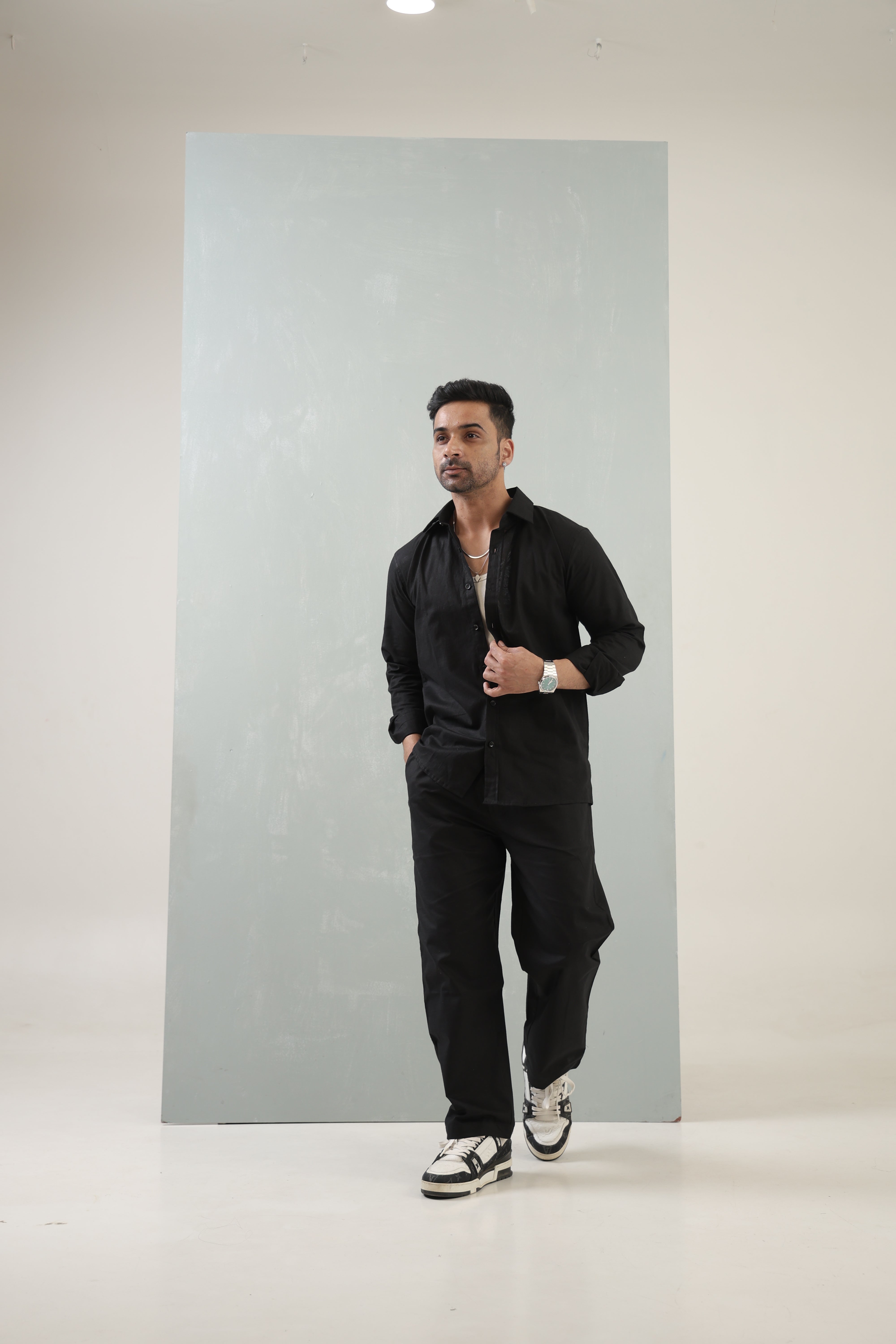 Mens Obsidian Black Signature Co-Ord Set