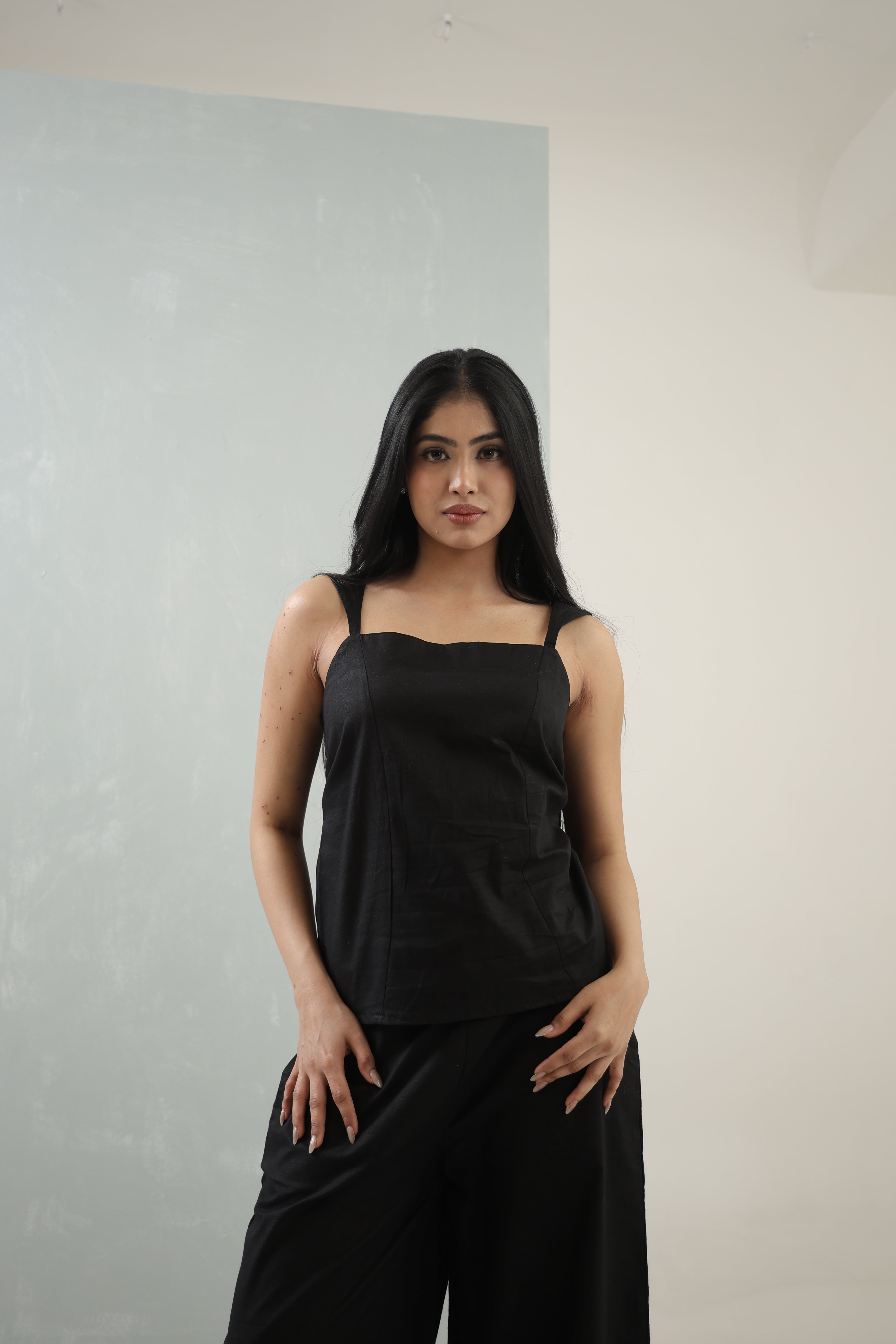 Women's Obsidian Black Elegance Co-Ord Set