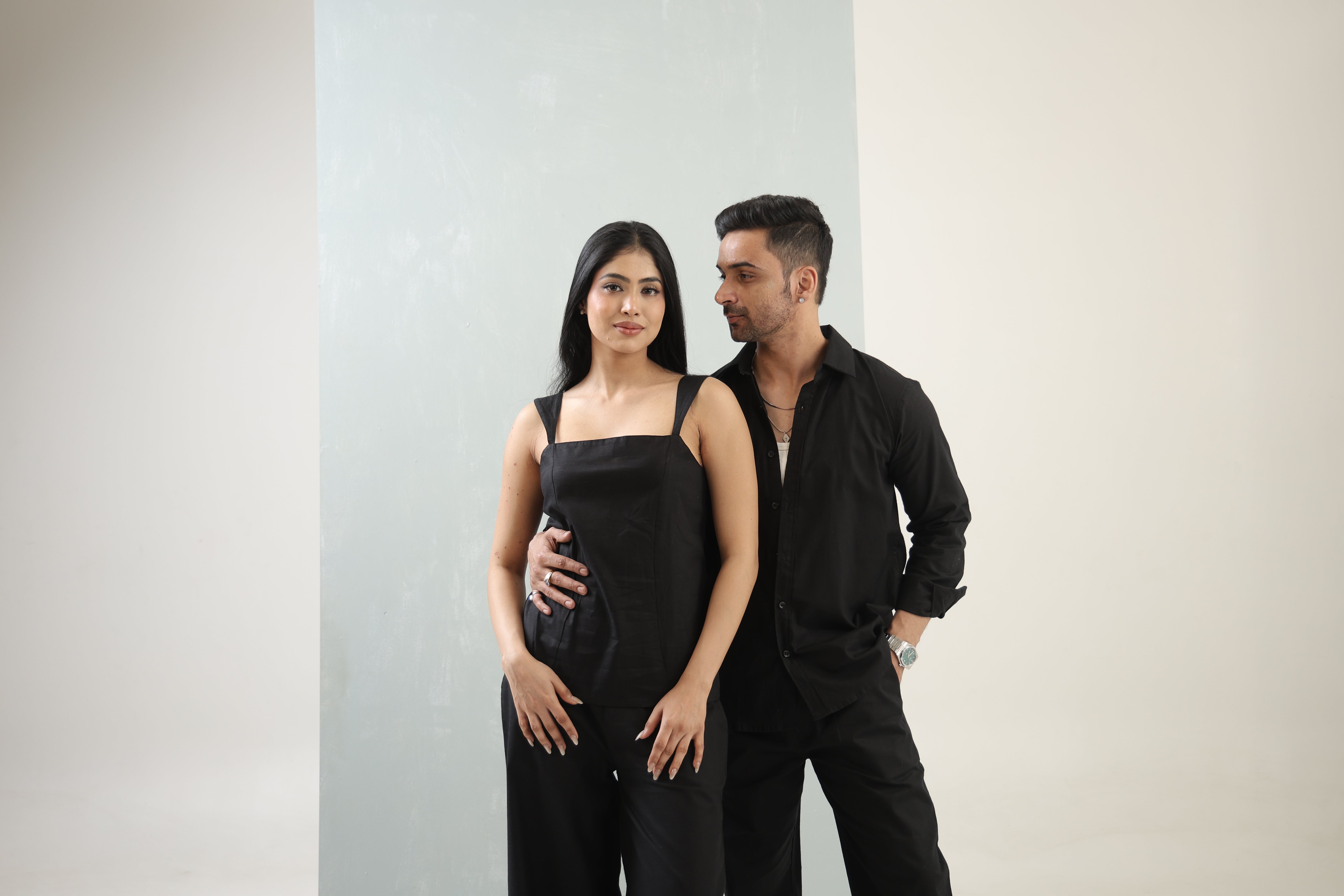 Women's Obsidian Black Elegance Co-Ord Set