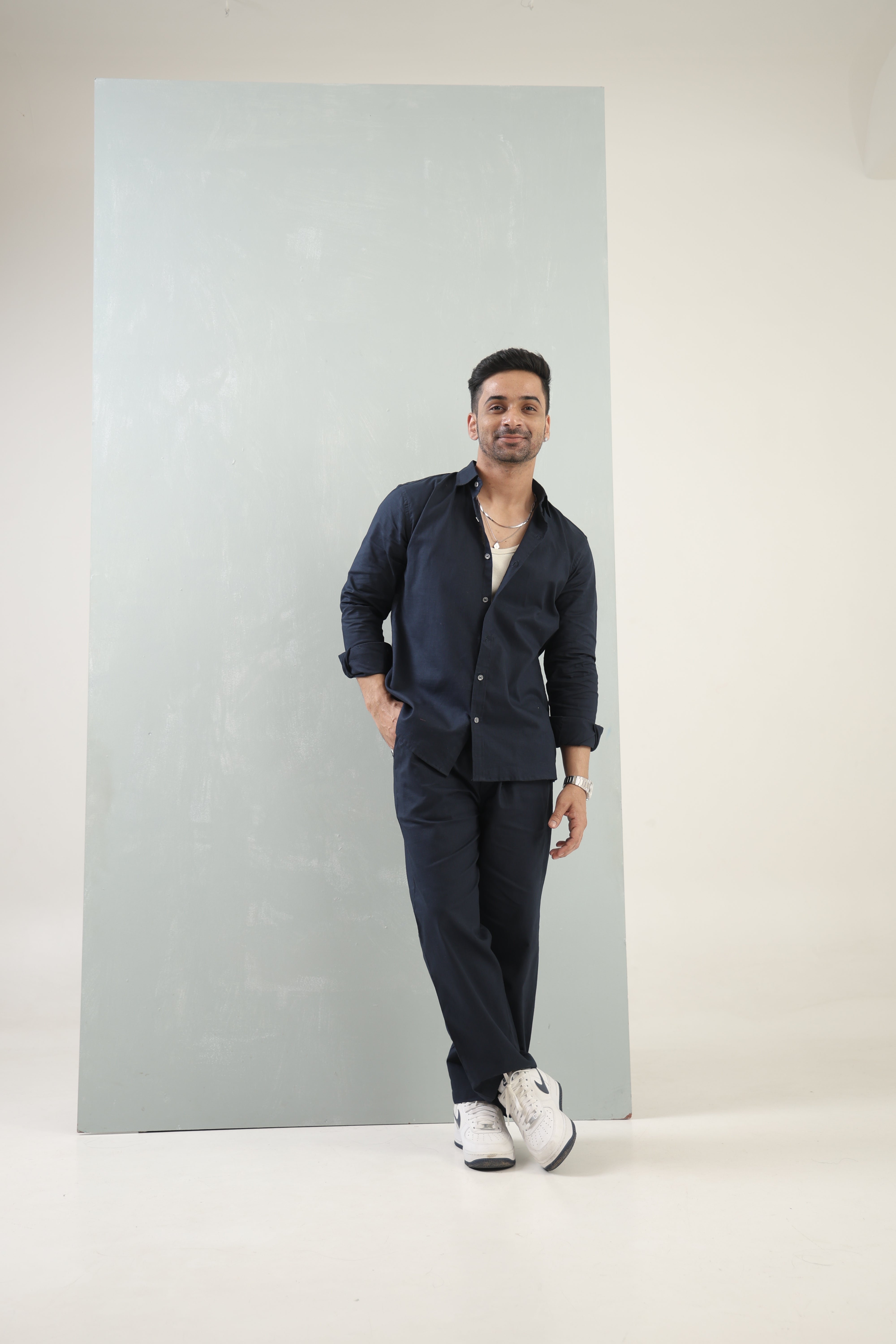 Mens Midnight Blue Signature Co-Ord Set