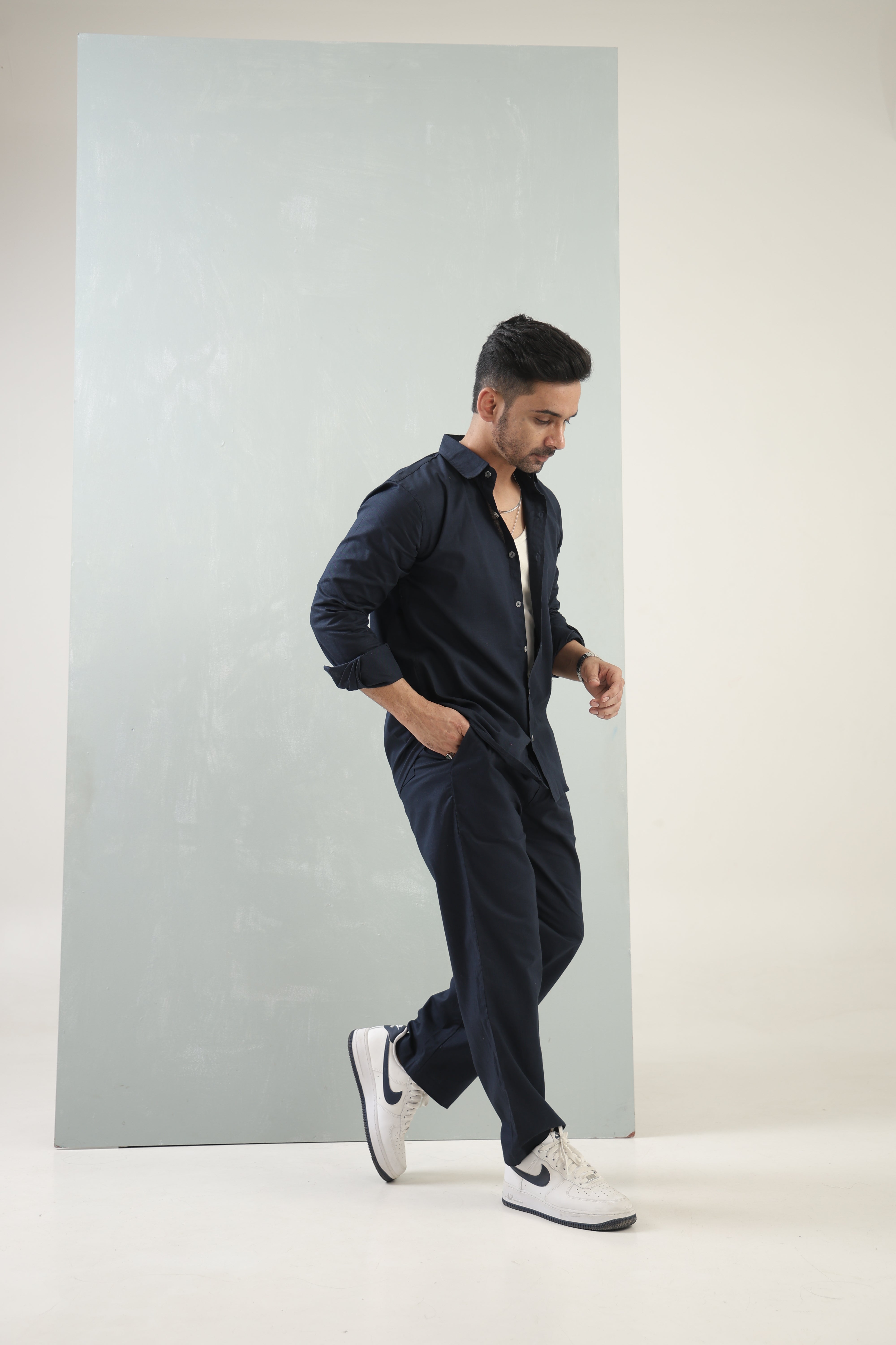 Mens Midnight Blue Signature Co-Ord Set